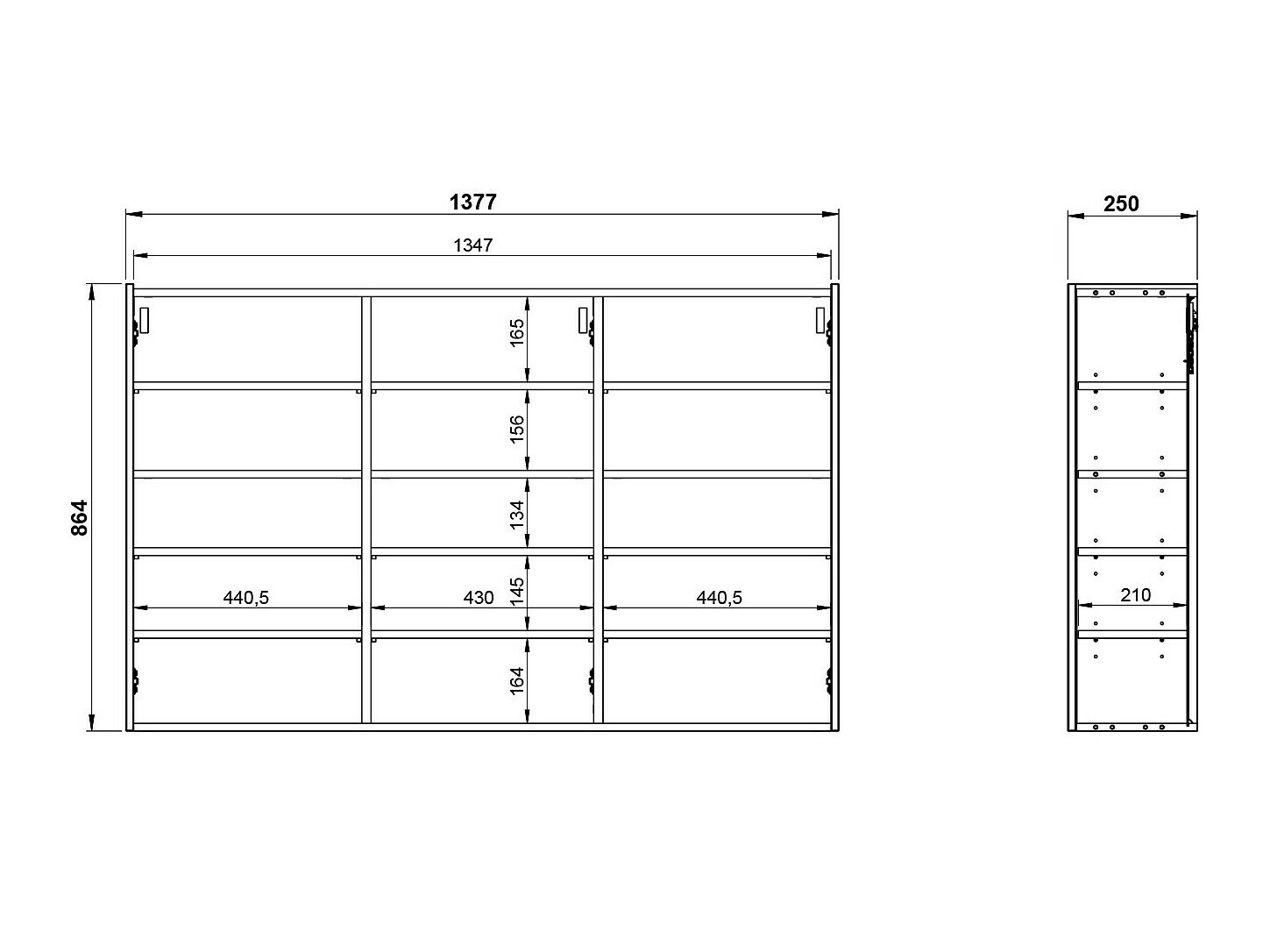 Prateleira para sapatos Sacramento 434 (Caxemira)