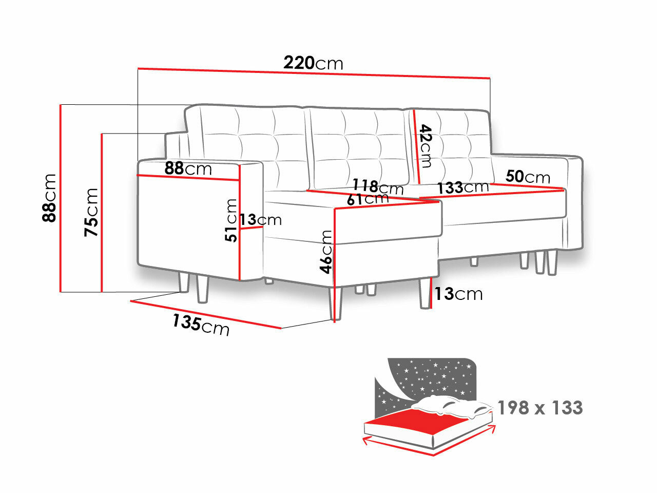Sofá de canto Columbus 108 (Kronos 19)