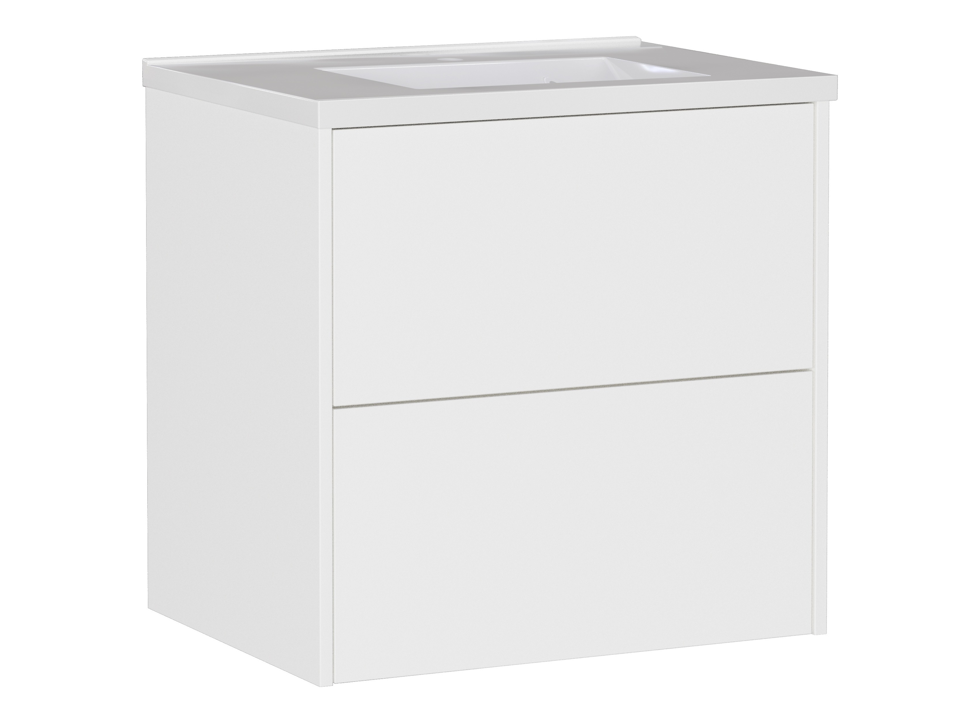 Armário suspenso para casa de banho para lavatório Sacramento 522 (Branco)