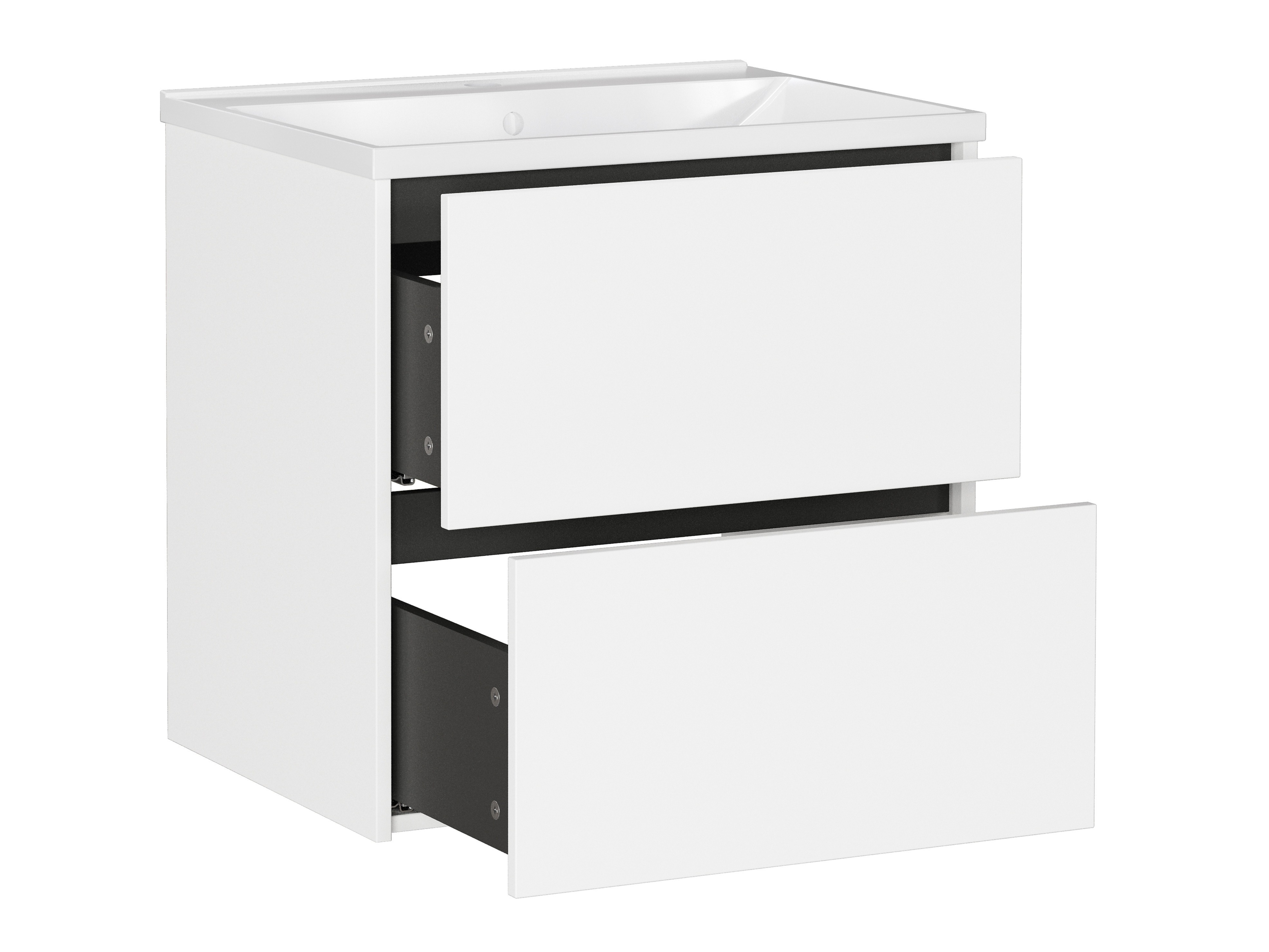 Armário suspenso para casa de banho para lavatório Sacramento 522 (Branco)