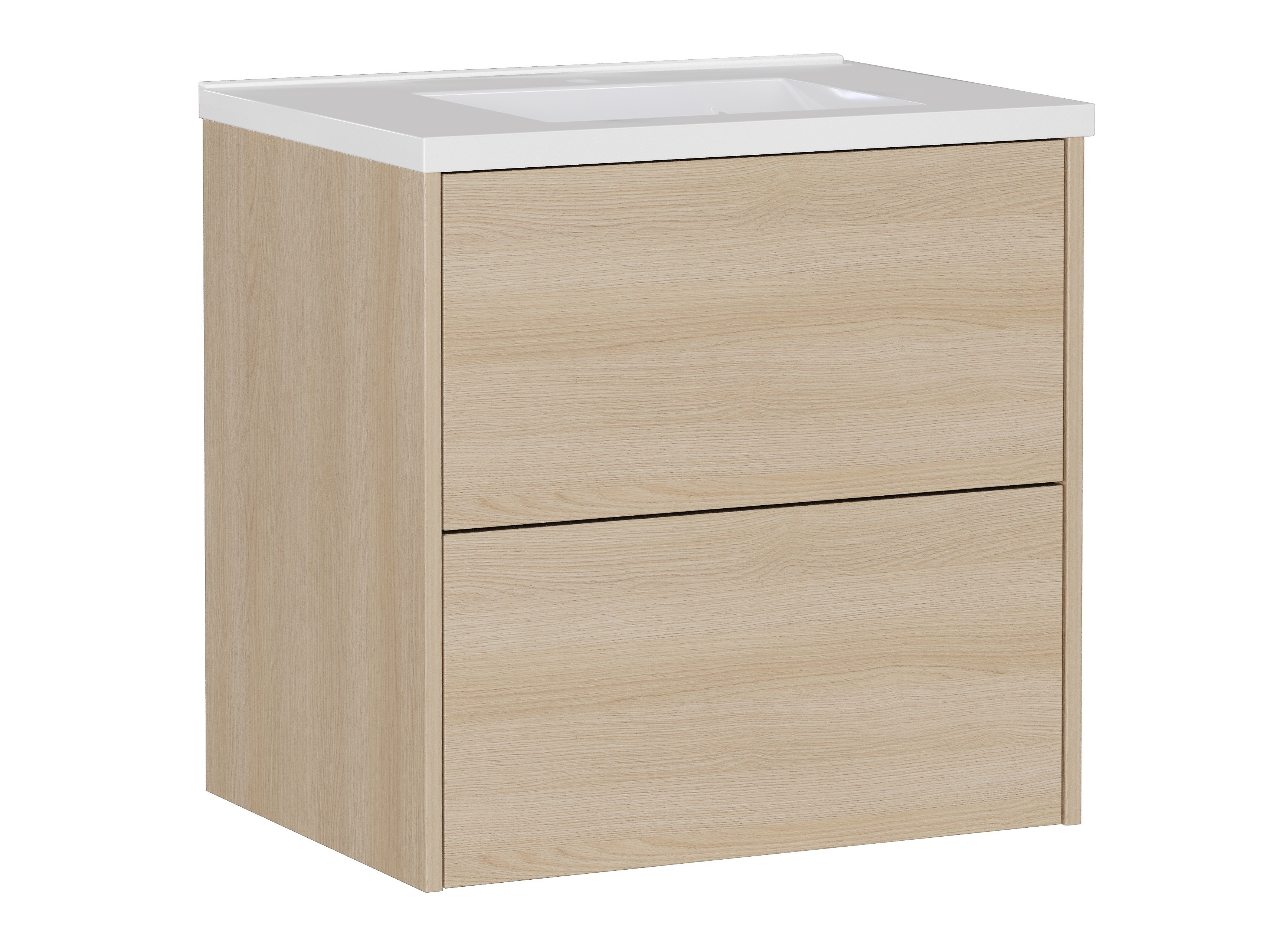 Armário suspenso para casa de banho para lavatório Sacramento 522 (Carvalho)