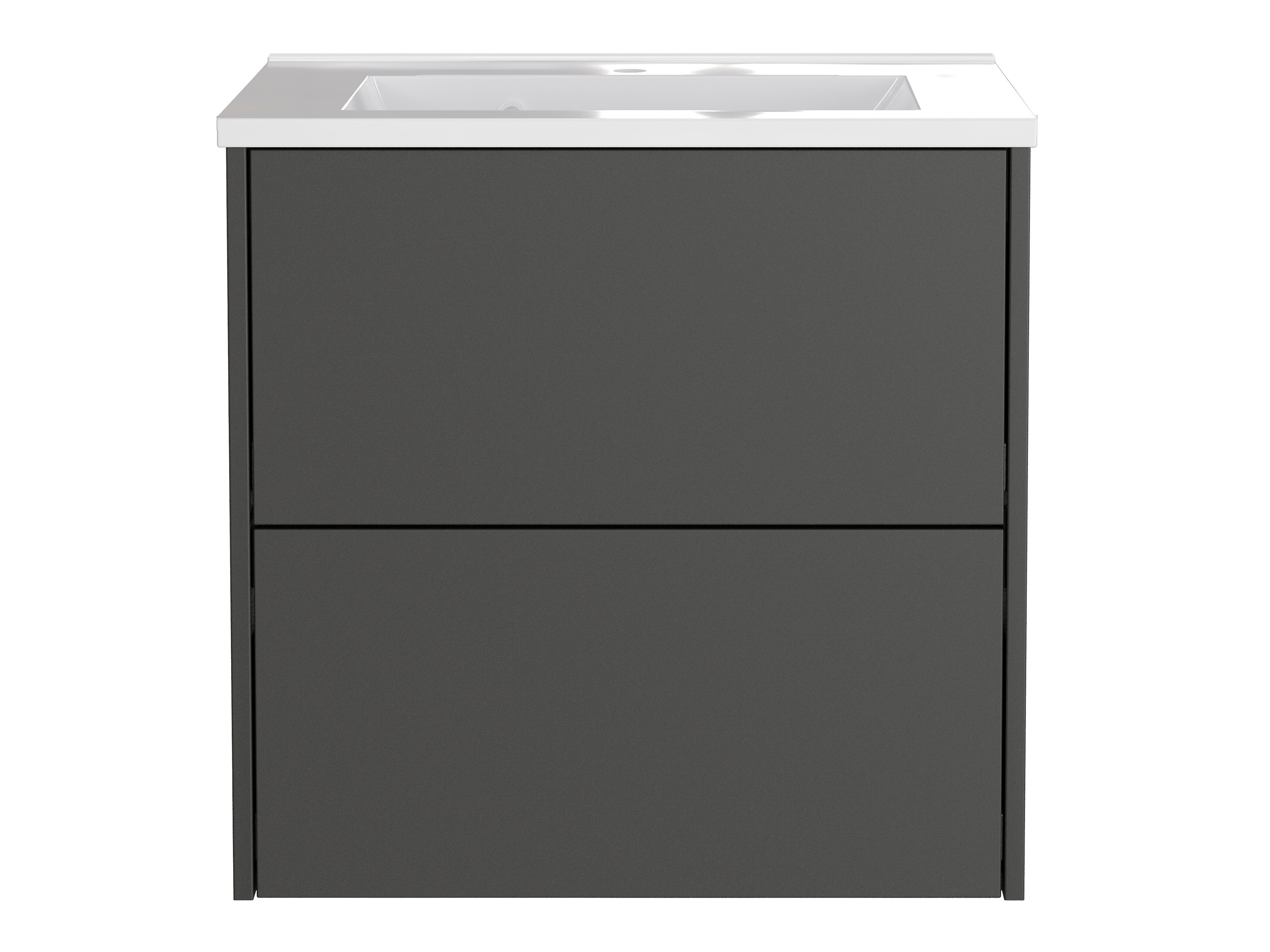 Armário suspenso para casa de banho para lavatório Sacramento 522 (Grafite)