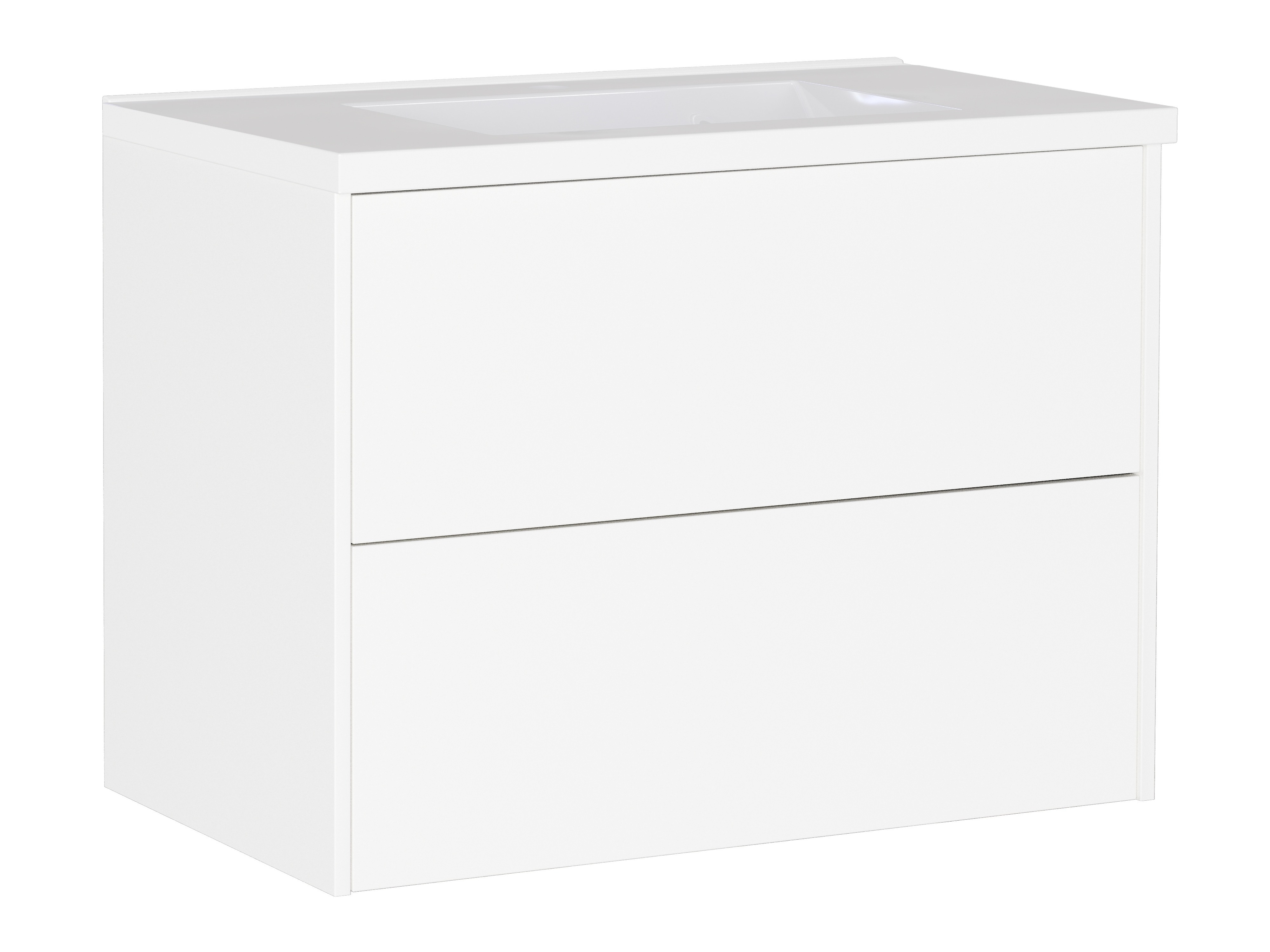 Armário suspenso para casa de banho para lavatório Sacramento 523 (Branco)