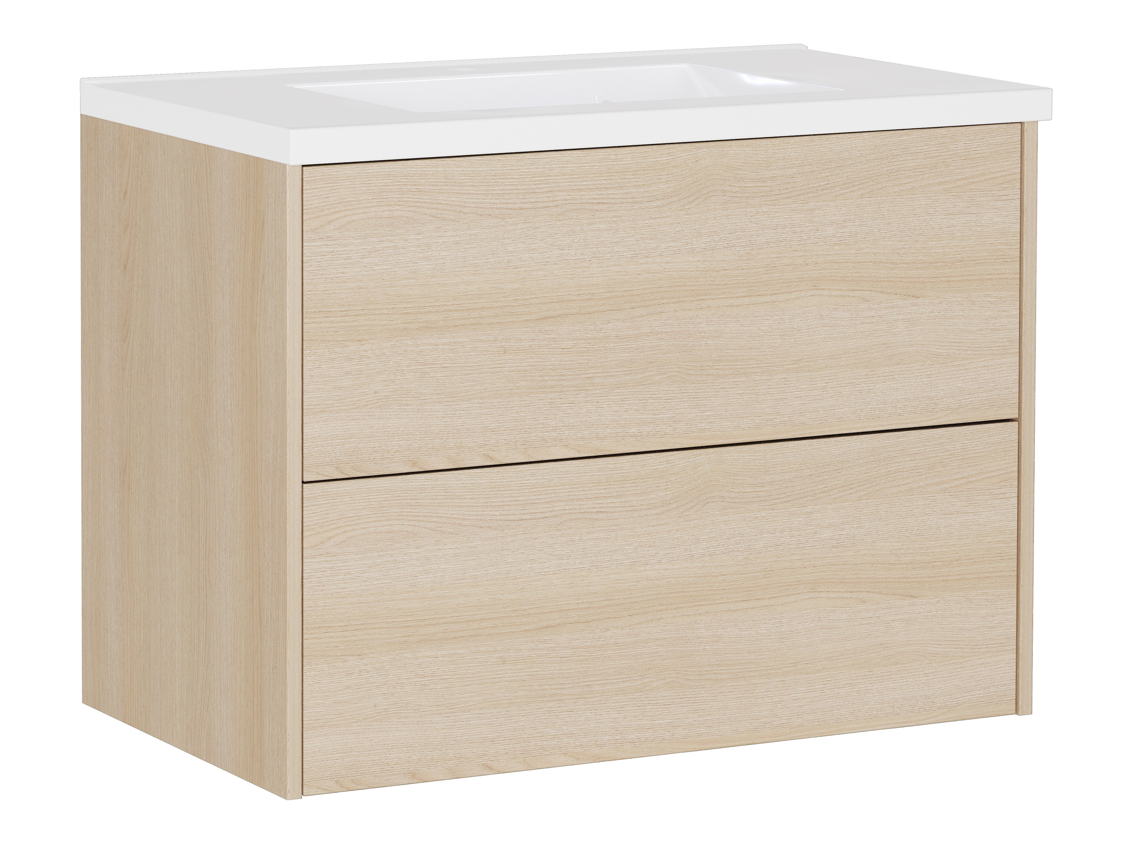 Armário suspenso para casa de banho para lavatório Sacramento 523 (Carvalho)