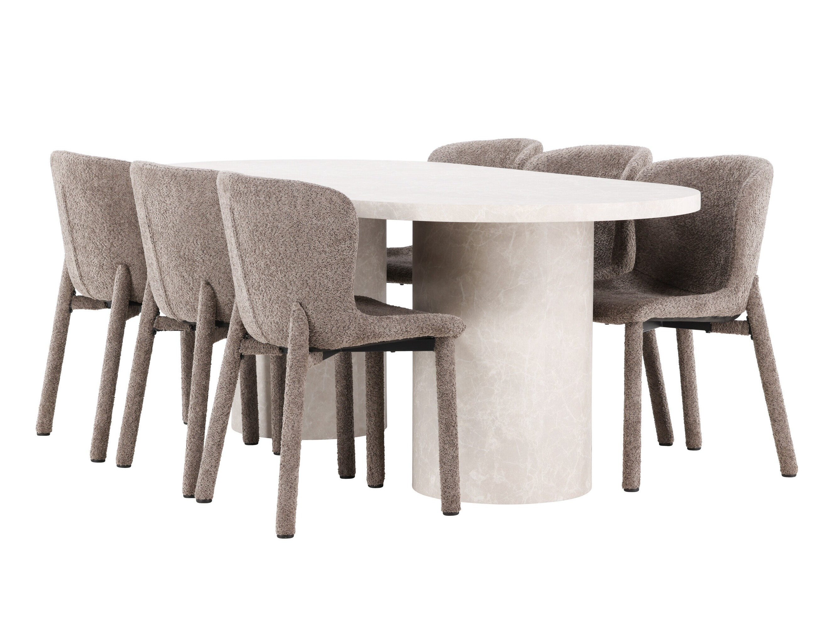 Conjunto para refeições Dallas 4969 (Castanho)