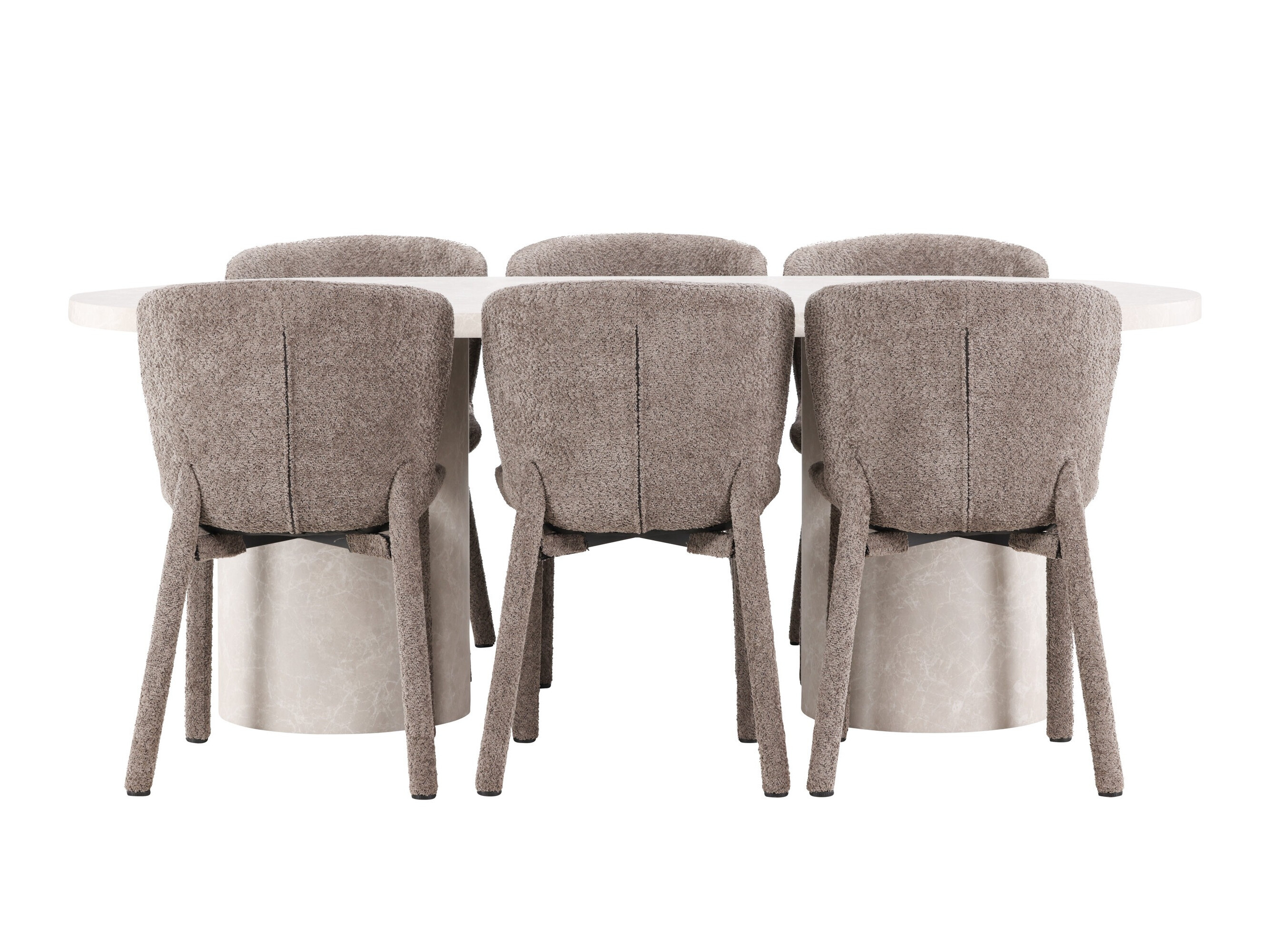 Conjunto para refeições Dallas 4969 (Castanho)