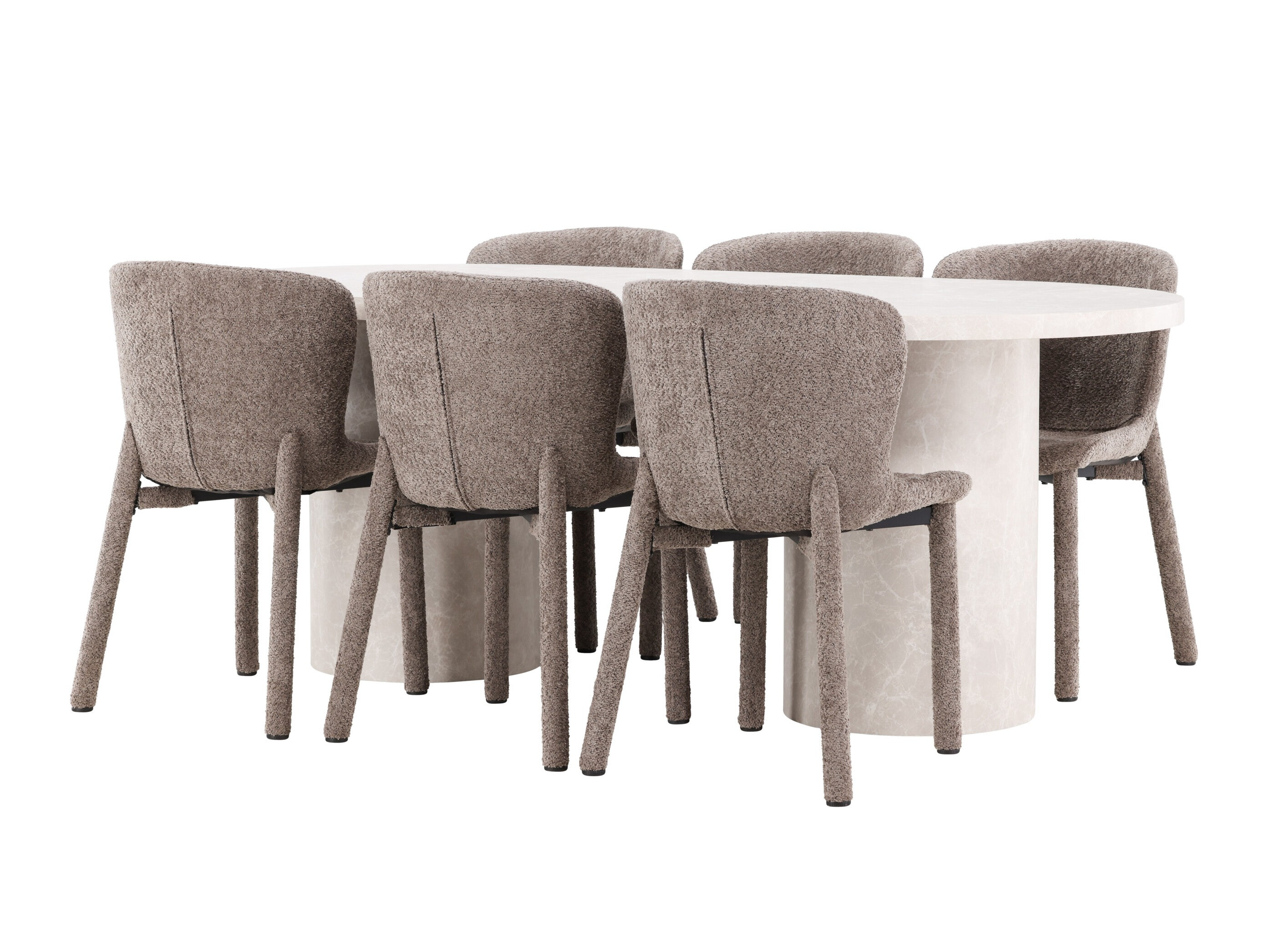 Conjunto para refeições Dallas 4969 (Castanho)