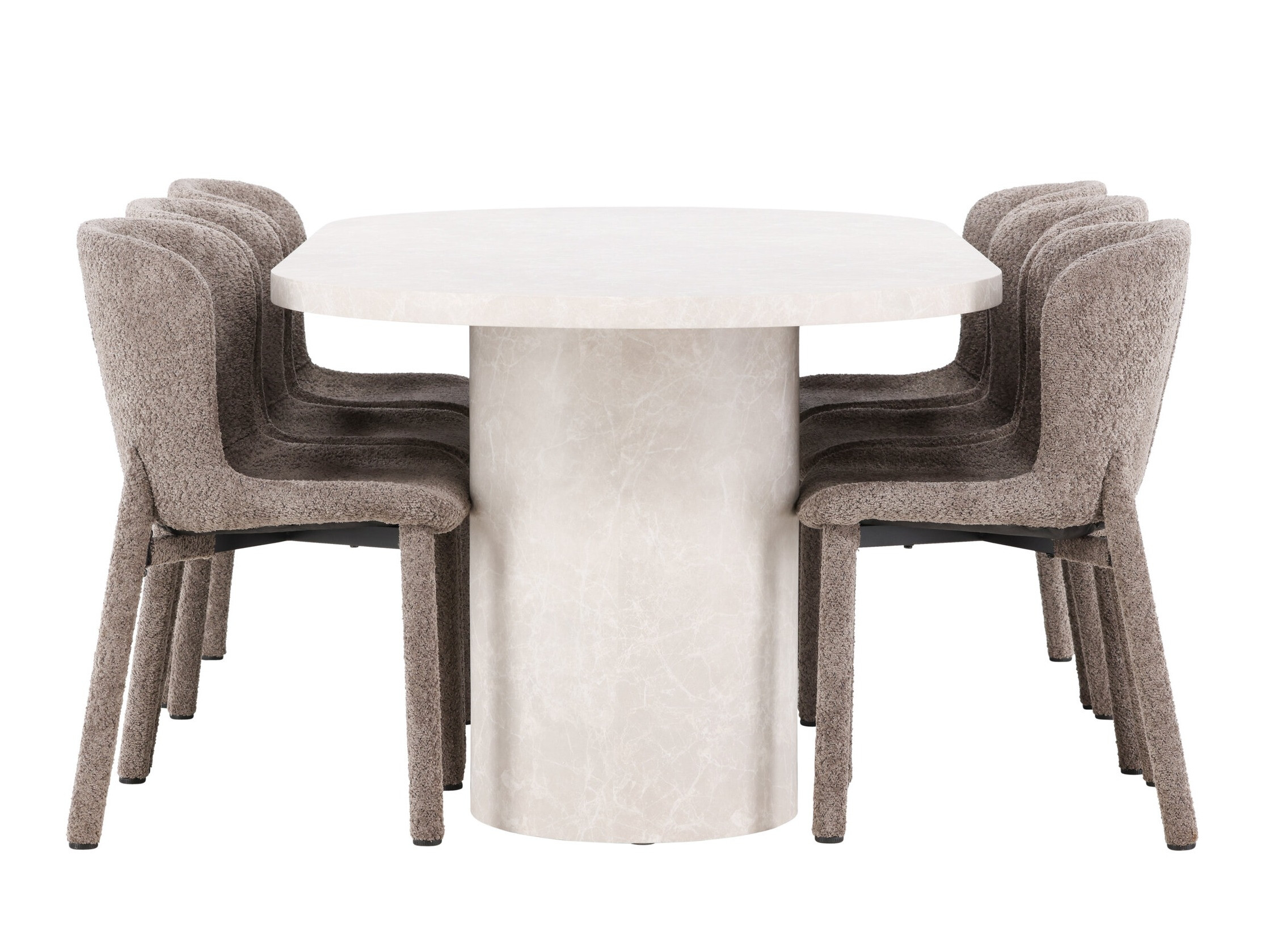 Conjunto para refeições Dallas 4969 (Castanho)