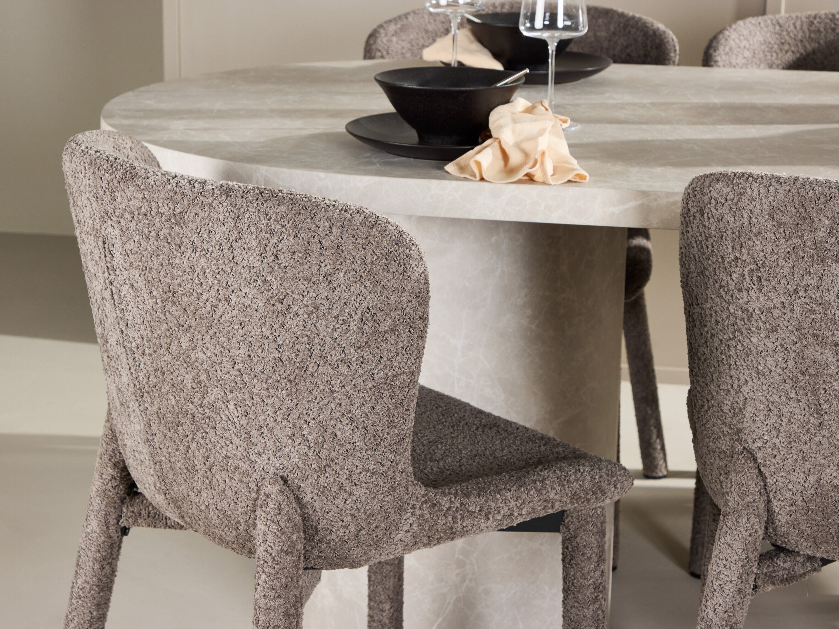 Conjunto para refeições Dallas 4969 (Castanho)