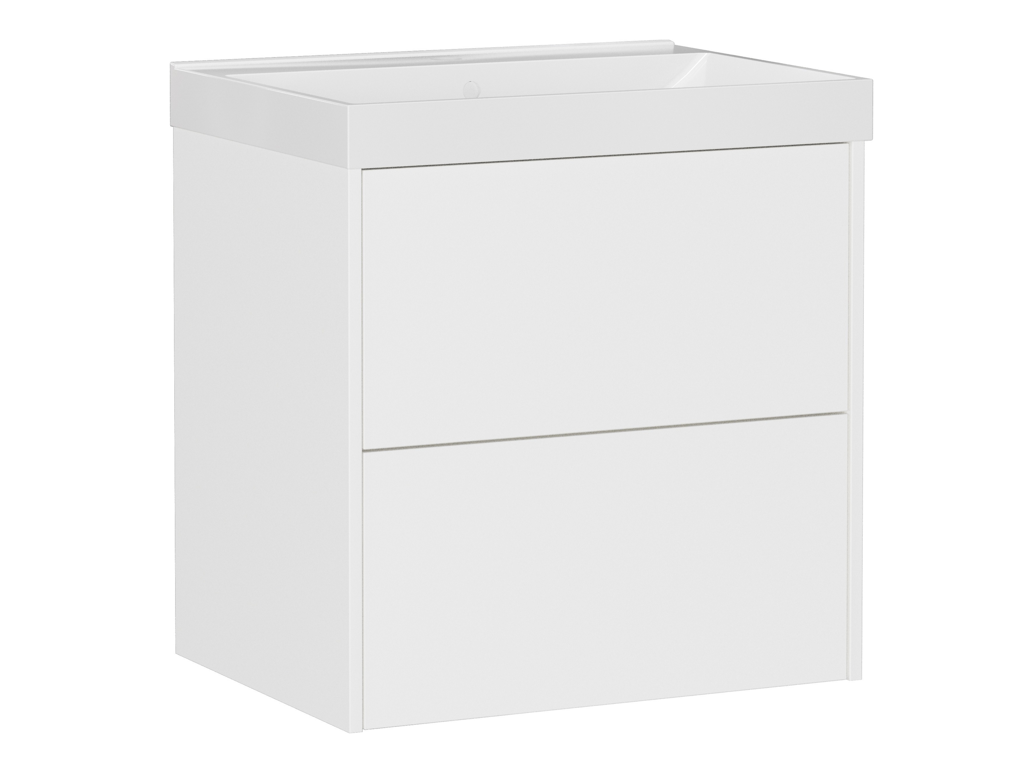 Armário suspenso para casa de banho para lavatório Sacramento 524 (Branco)