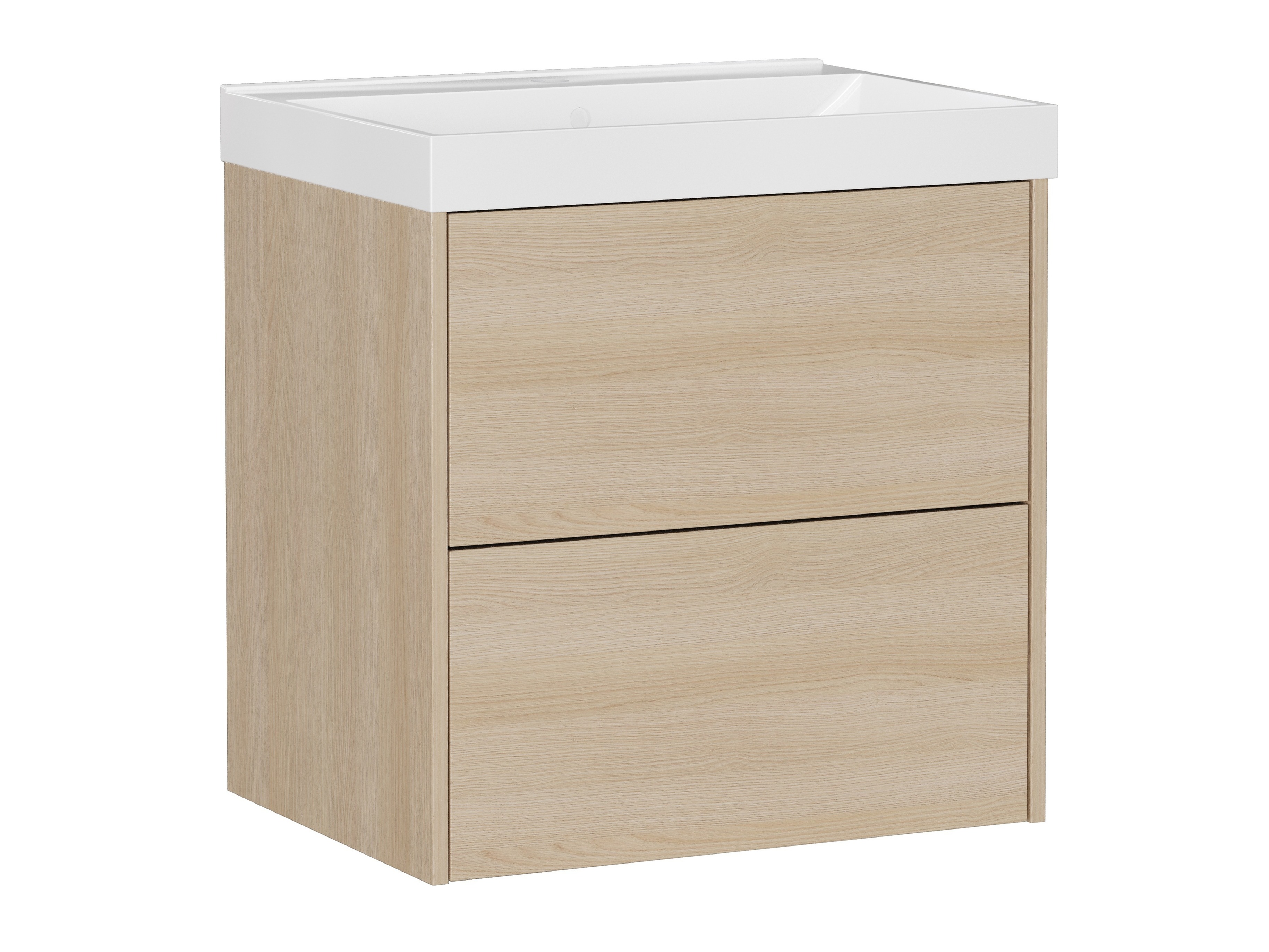 Armário suspenso para casa de banho para lavatório Sacramento 524 (Carvalho)