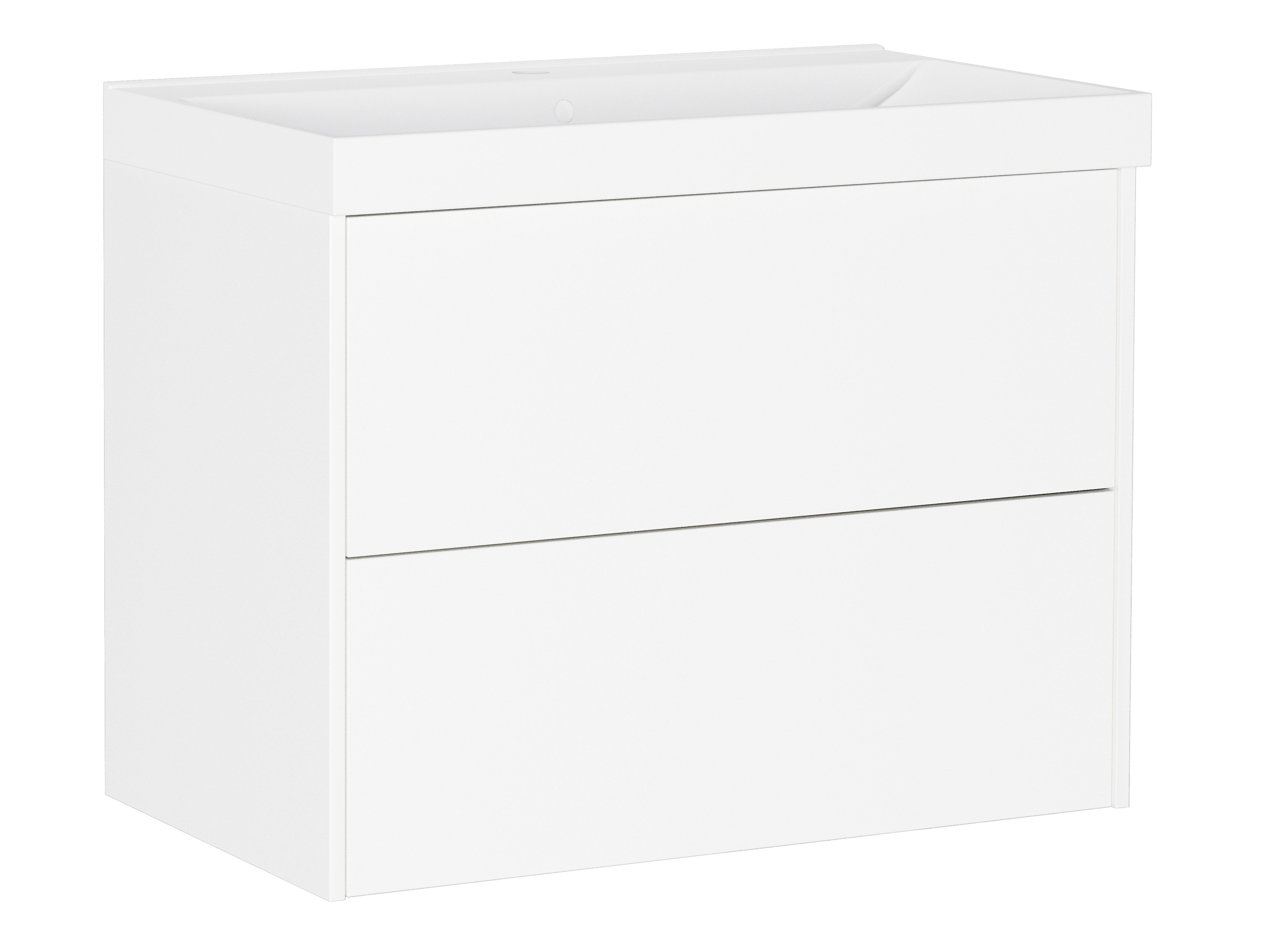 Armário suspenso para casa de banho para lavatório Sacramento 525 (Branco)