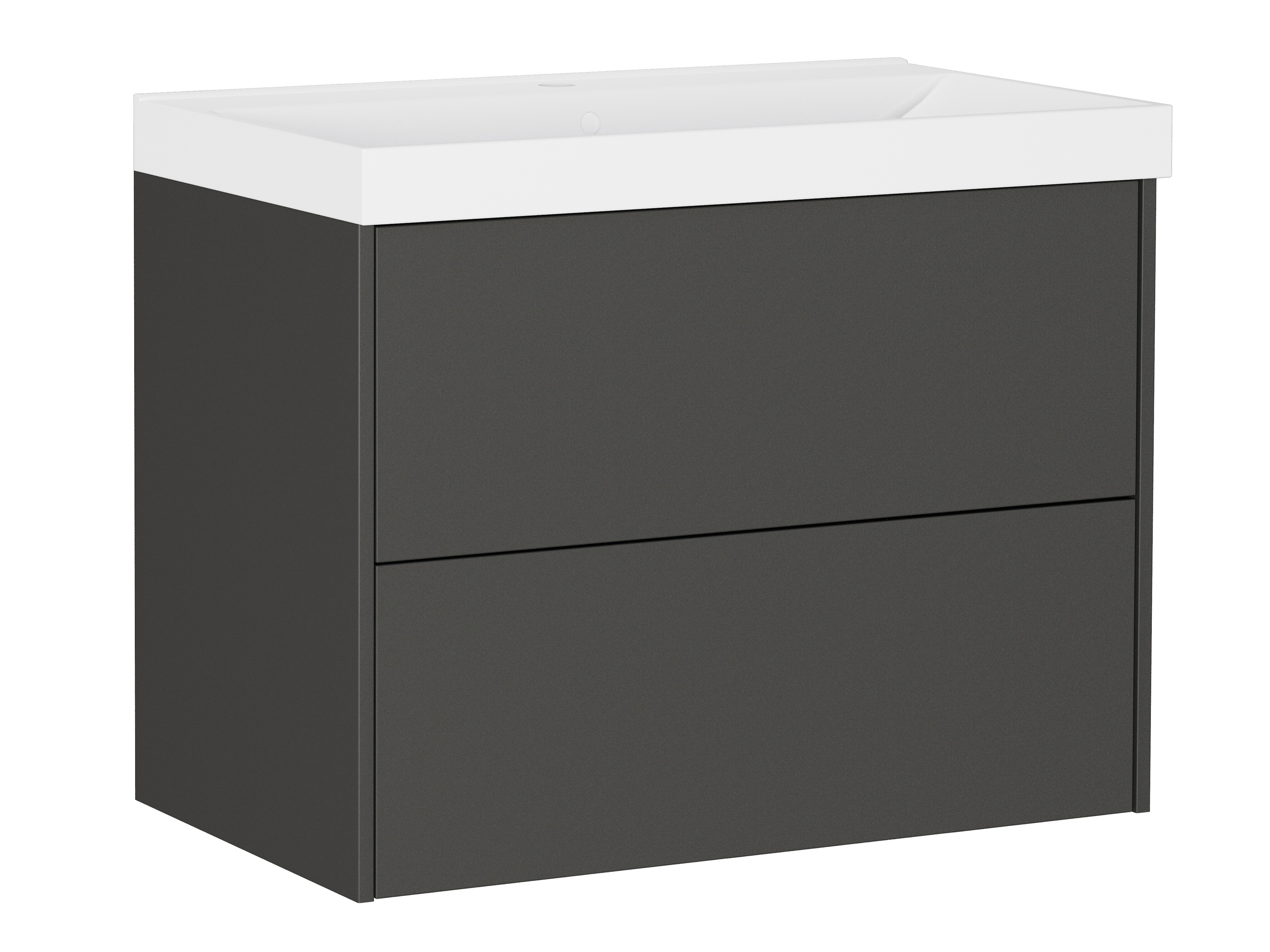 Armário suspenso para casa de banho para lavatório Sacramento 525 (Grafite)