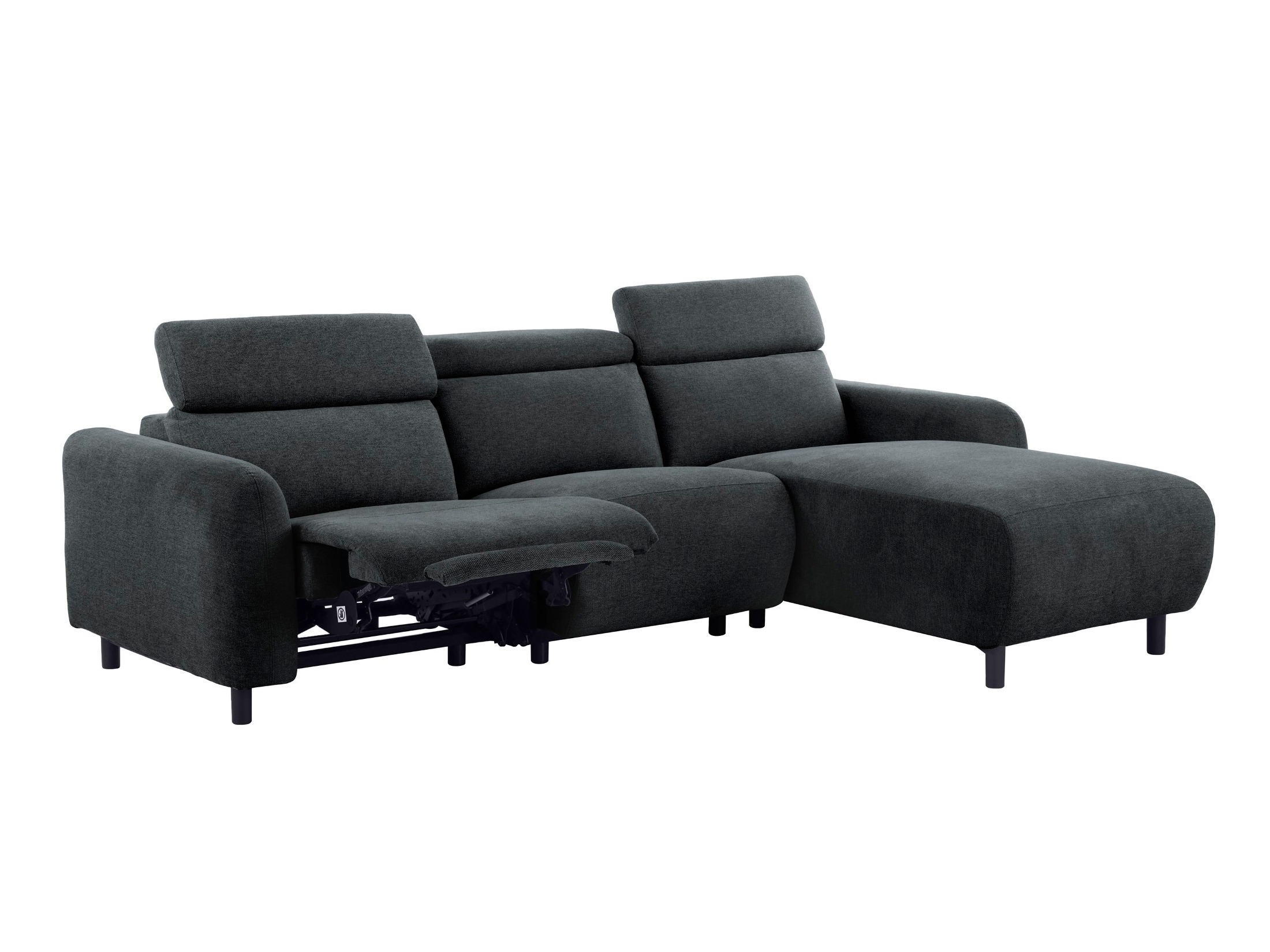 Reclinável de ângulo suave Denton 1509 (Cinzento escuro)