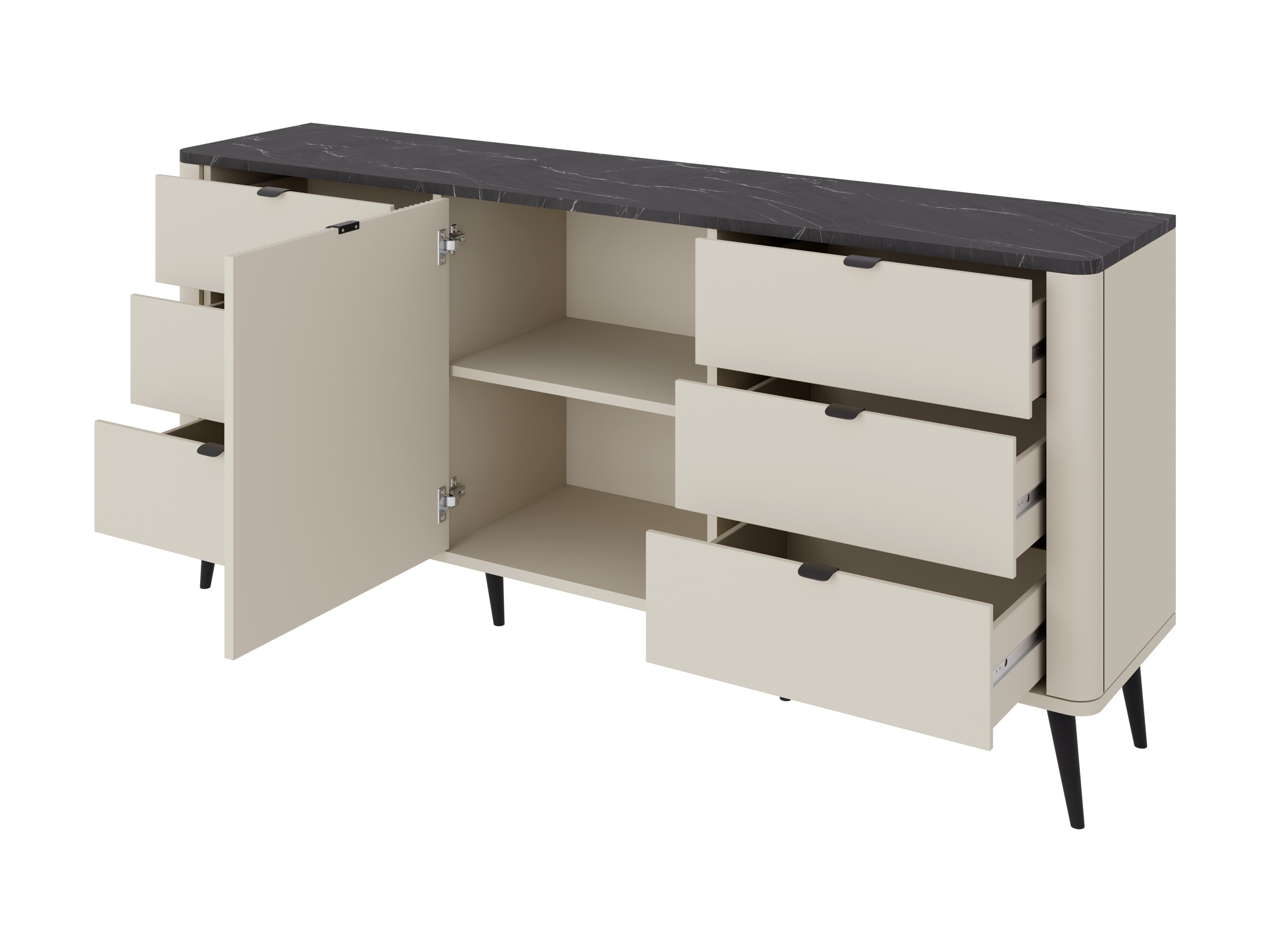 Cómoda Lufela 107 (Caxemira + Nogueira)