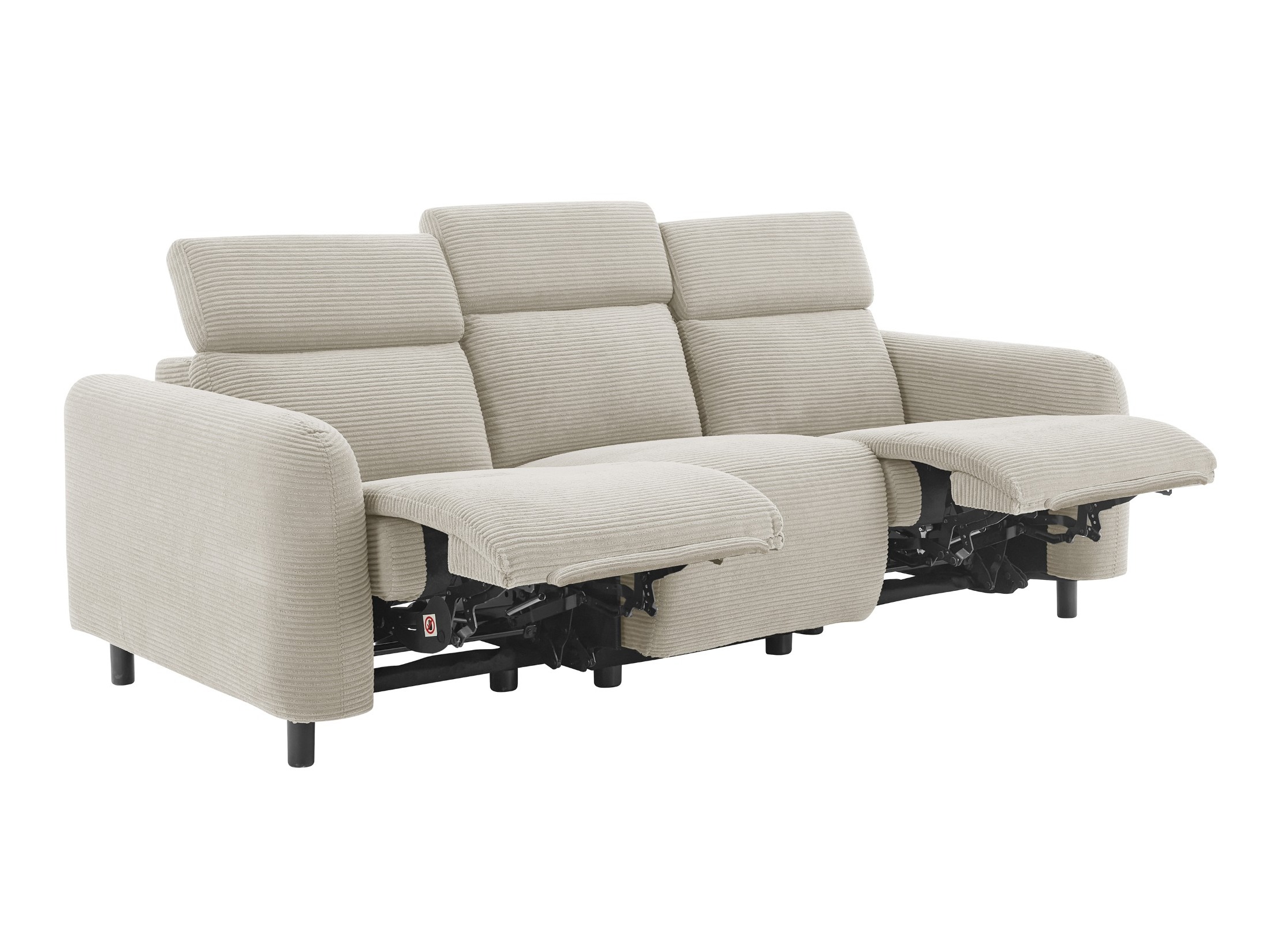 Sofá reclinável Denton 1512 (Creme)