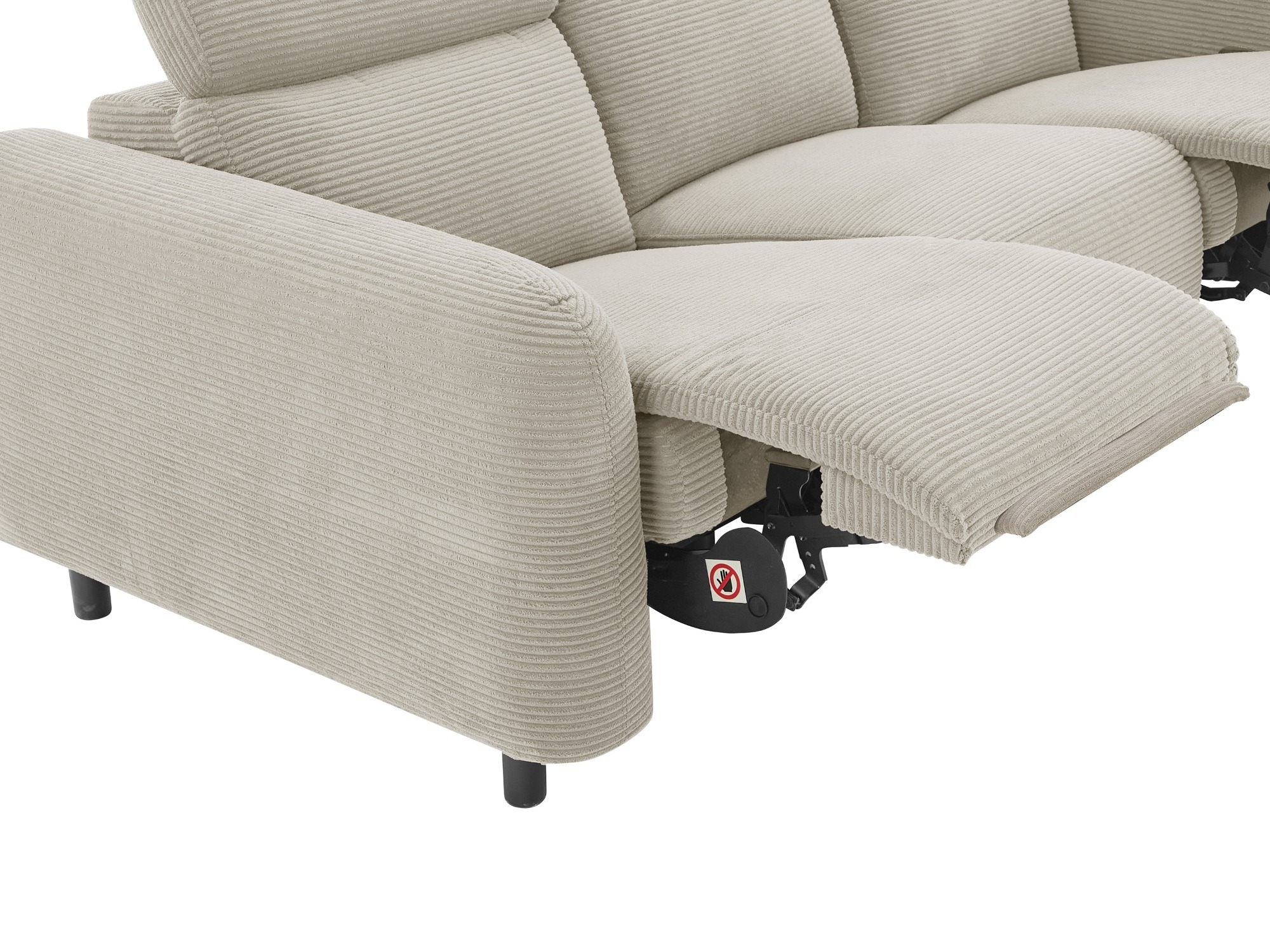 Sofá reclinável Denton 1512 (Creme)