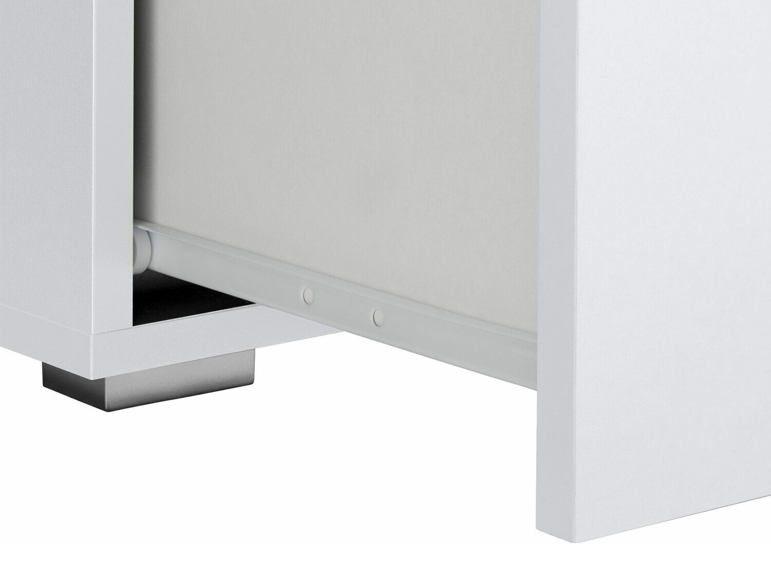 Armário de casa de banho de chão para lavatório Soncamu 110 (Branco)