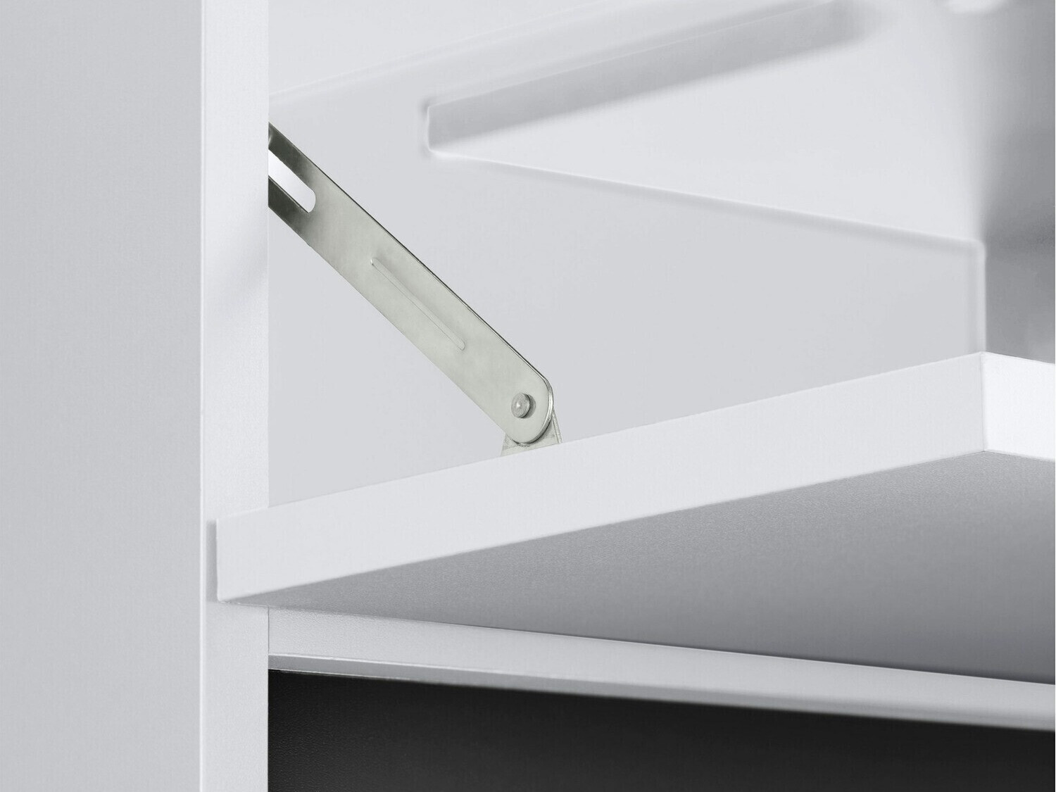 Armário de casa de banho de chão para lavatório Soncamu 110 (Branco)