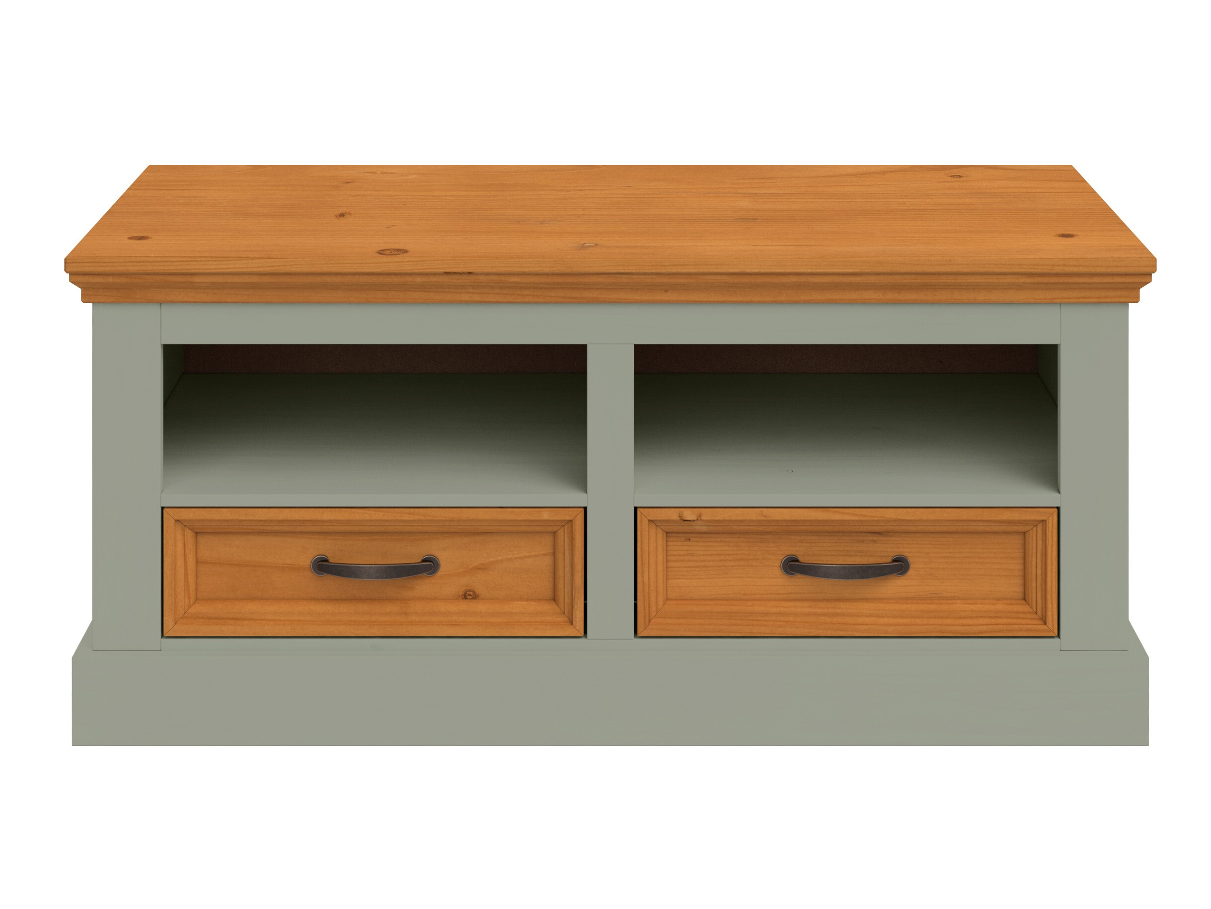 Móvel de TV Tolelio 128 (Verde + Pinheiro)