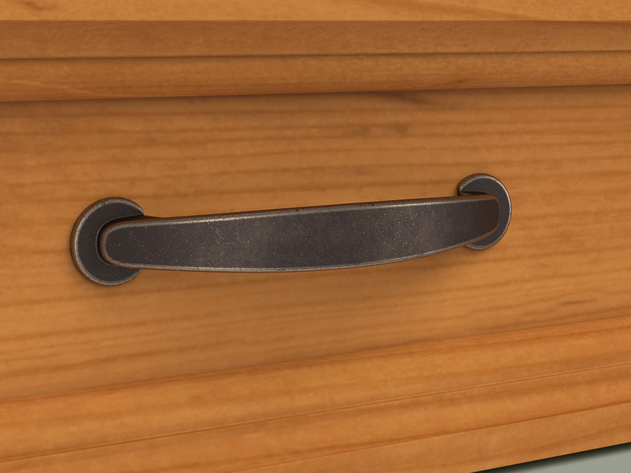 Móvel de TV Tolelio 128 (Verde + Pinheiro)