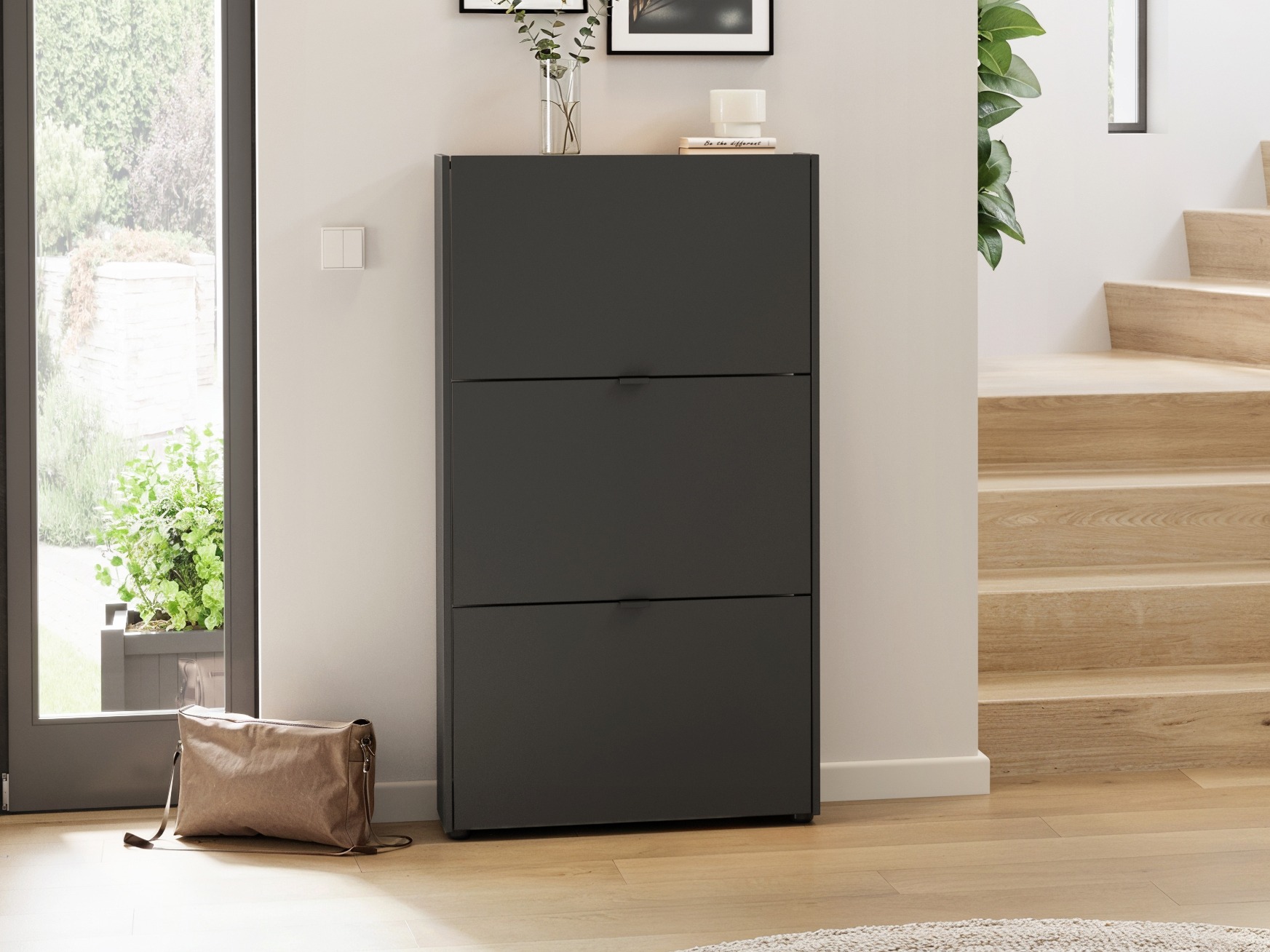 Sapateira Cirsale 113 (Navarra carvalho + Grafite)