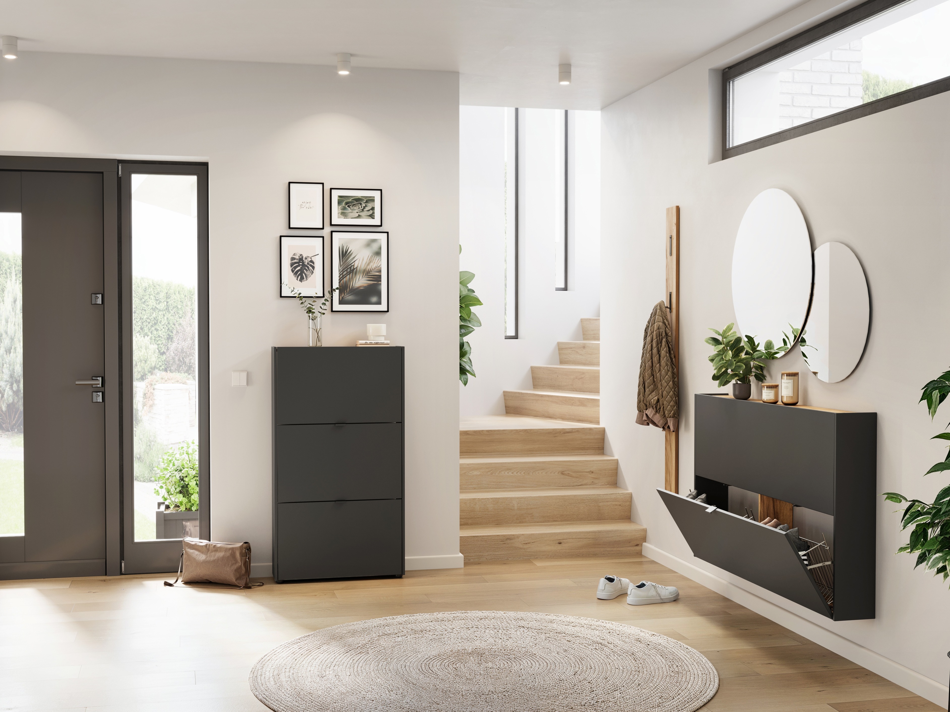 Sapateira Cirsale 113 (Navarra carvalho + Grafite)