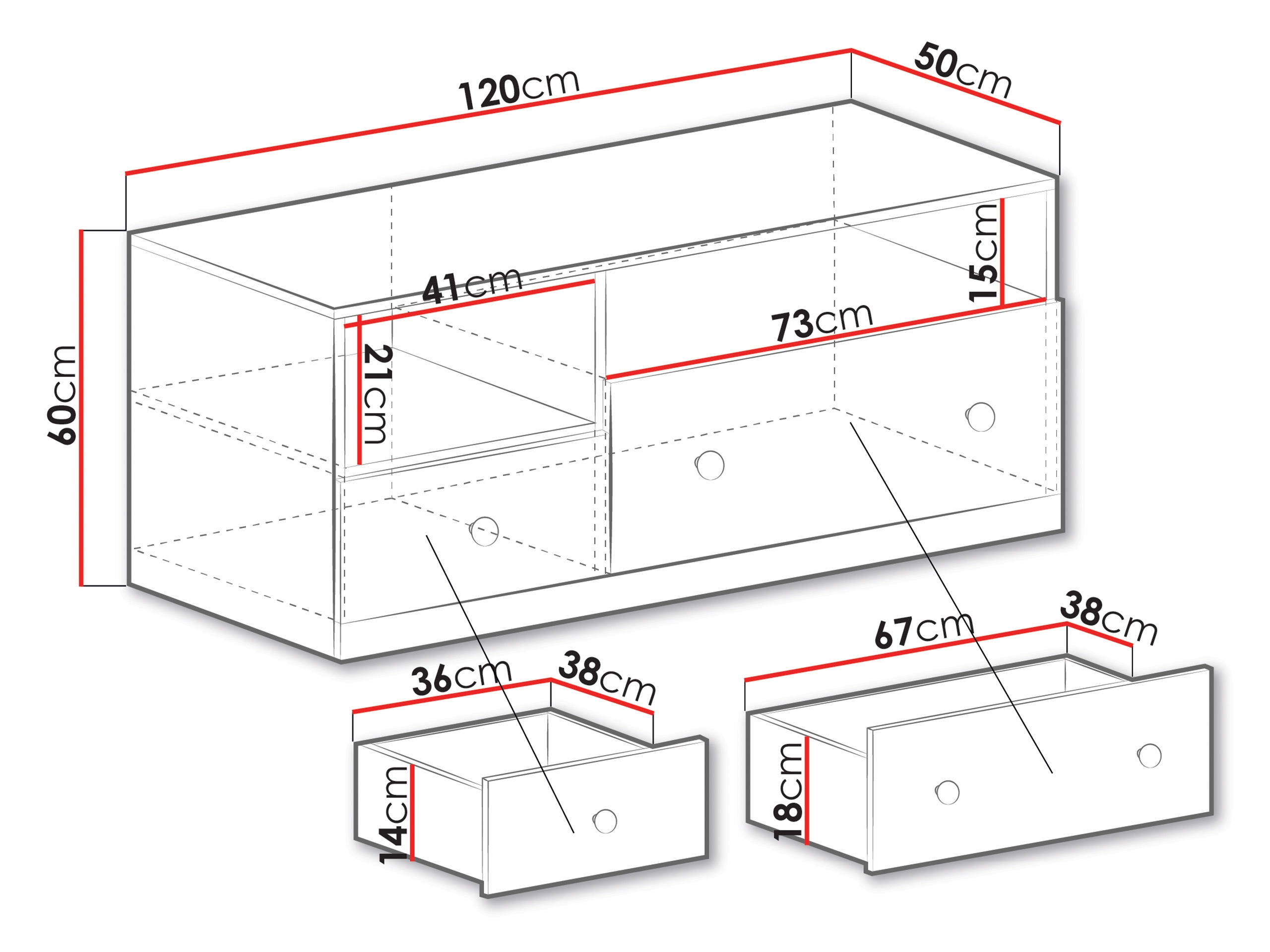 Móvel de TV Tesmonu 110