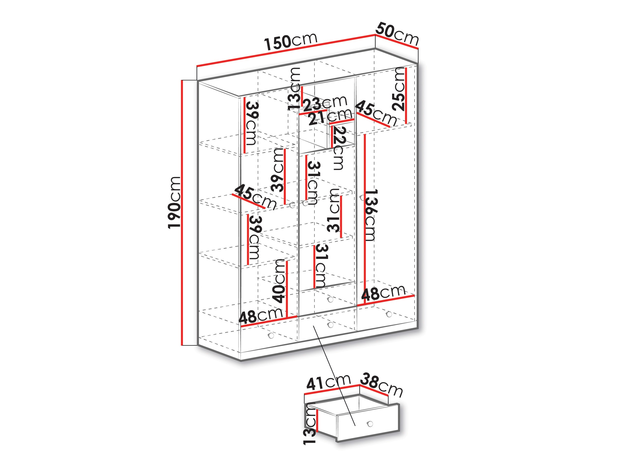 Roupeiro Tesmonu 100
