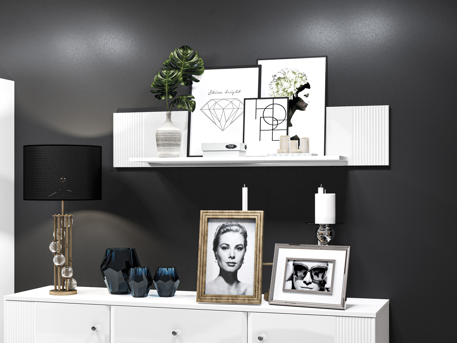 Estante de parede Fivfloi 103