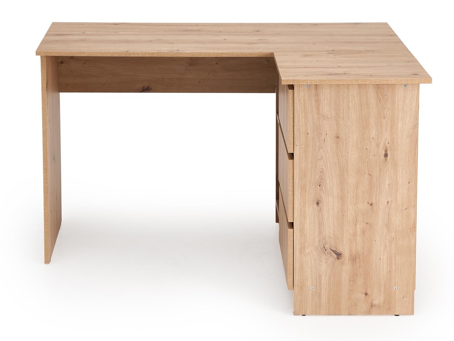 Mesa de escritório para cantos Houston 1950 (Carvalho Artisan)