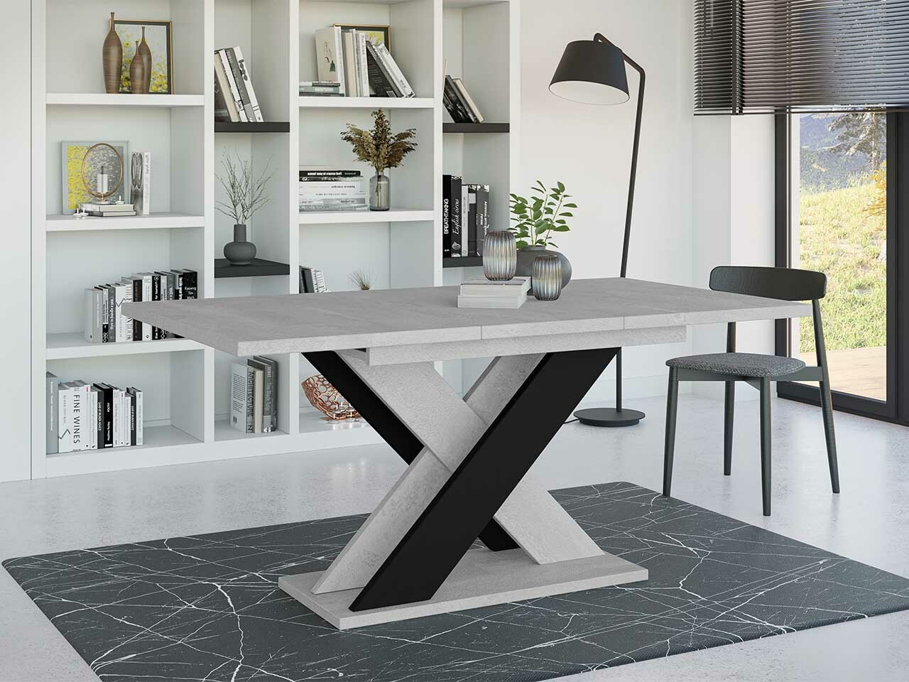 Mesa Goodyear 117 (Cinzento + Preto)