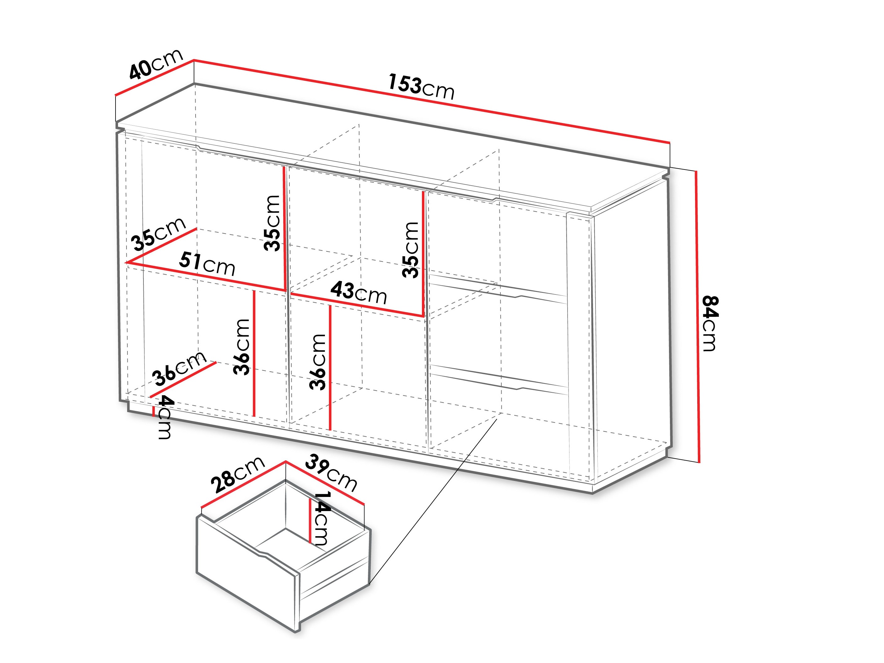Cómoda Comfivo Ovitas