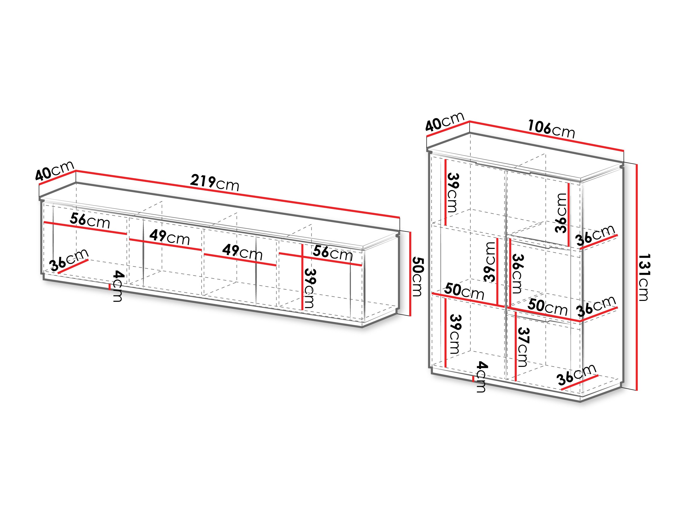 Conjunto para sala de estar Comfivo Elivelo 105