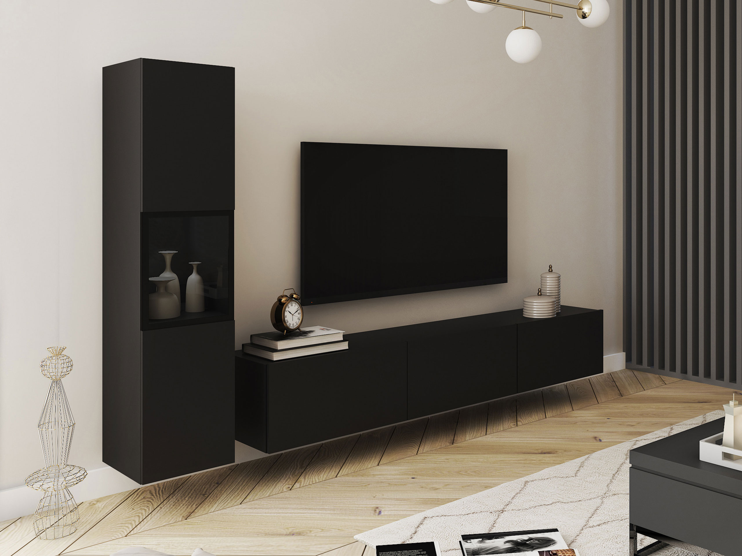 Conjunto para sala de estar Sarasota 192 (Grafite)