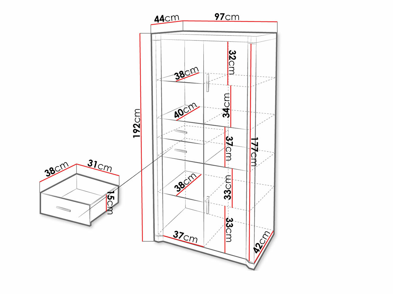 Estante Lorelie 120 (Brigadeiro)