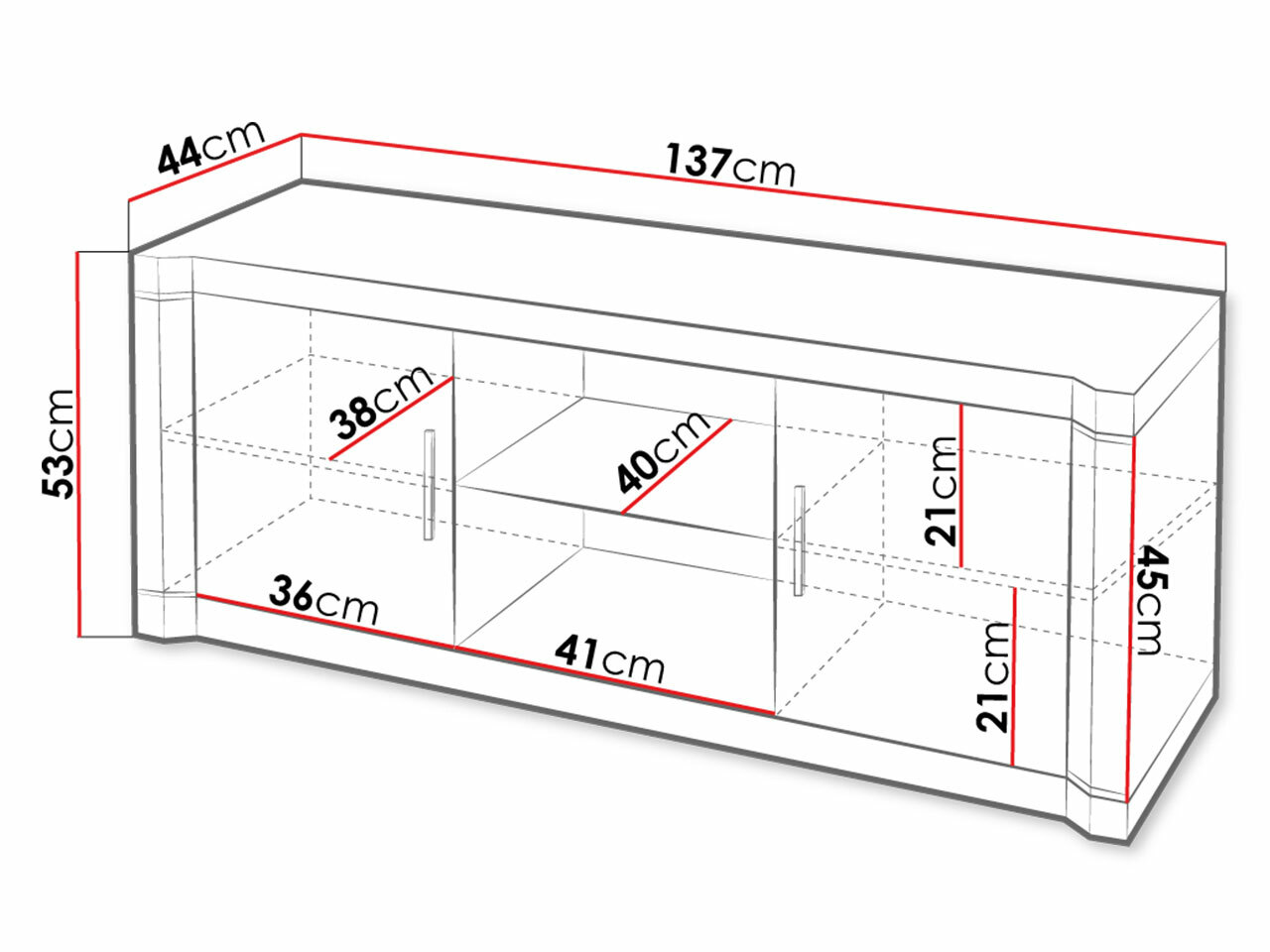 Móvel de TV Lorelie 111 (Brigadeiro carvalho)