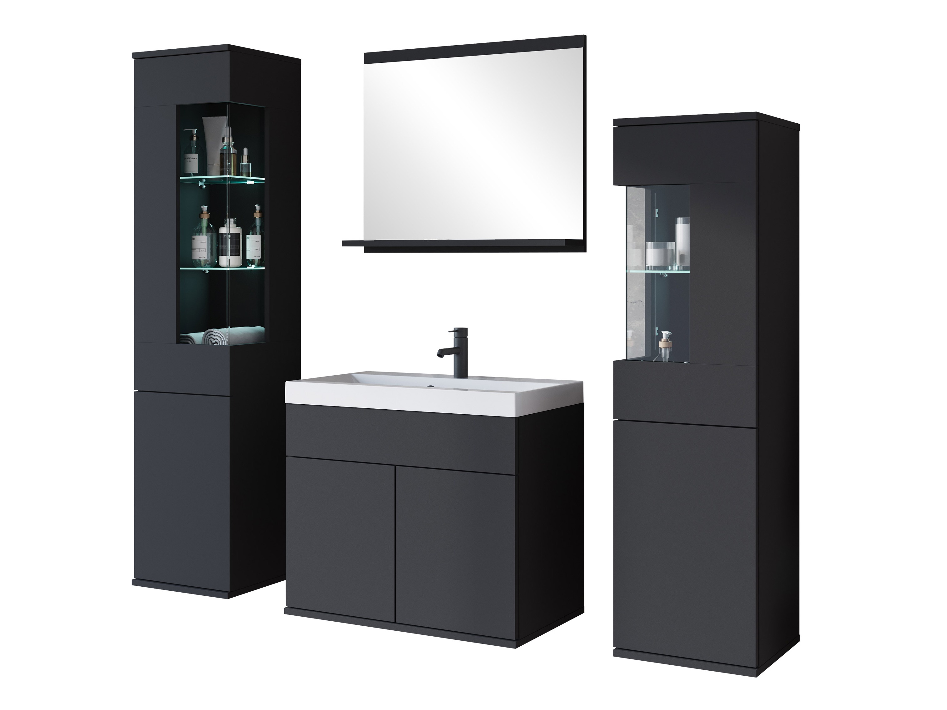 Conjunto de casa de banho Sarasota 194 (Grafite)