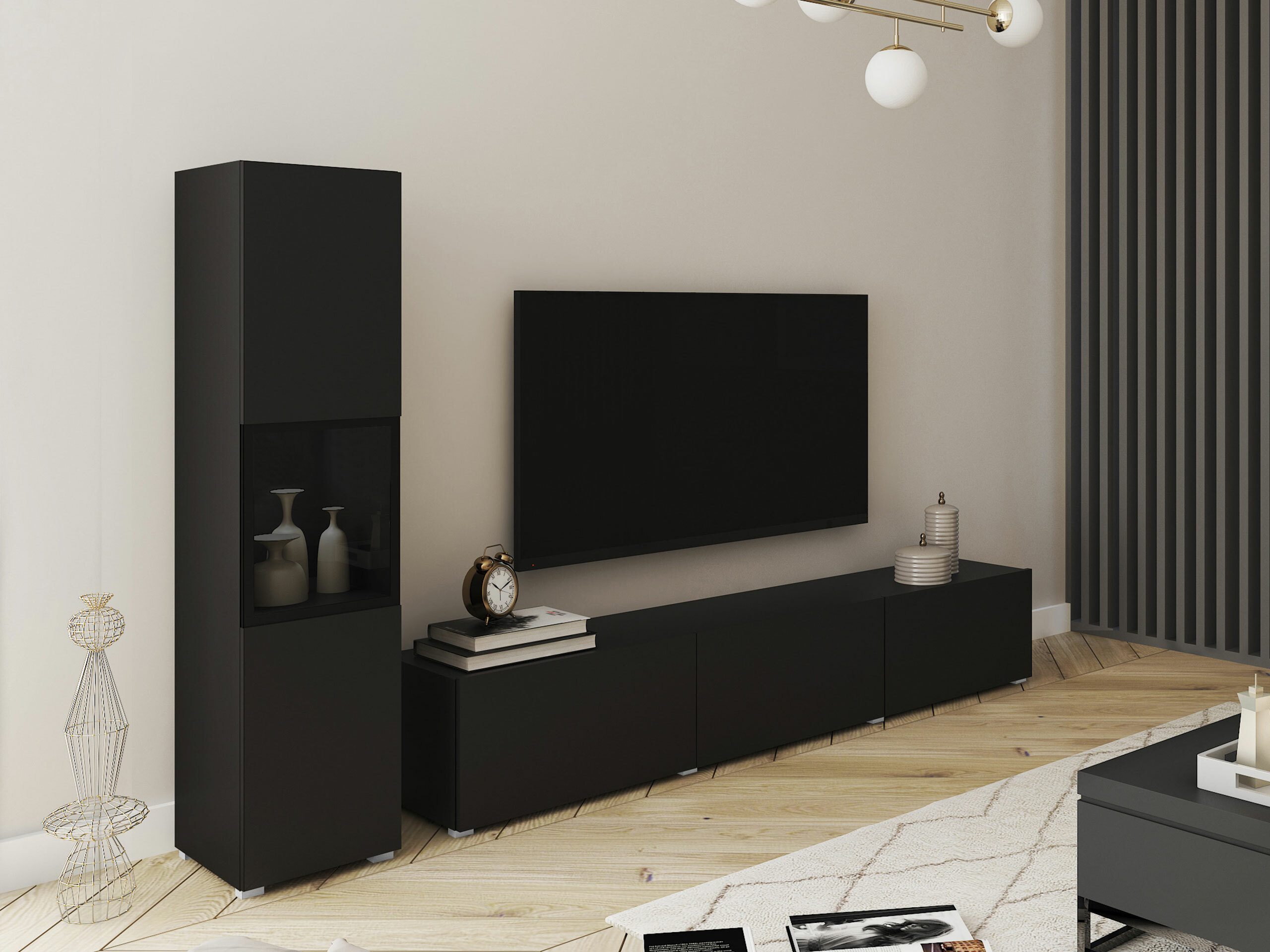 Conjunto para sala de estar Sarasota 192 (Grafite)