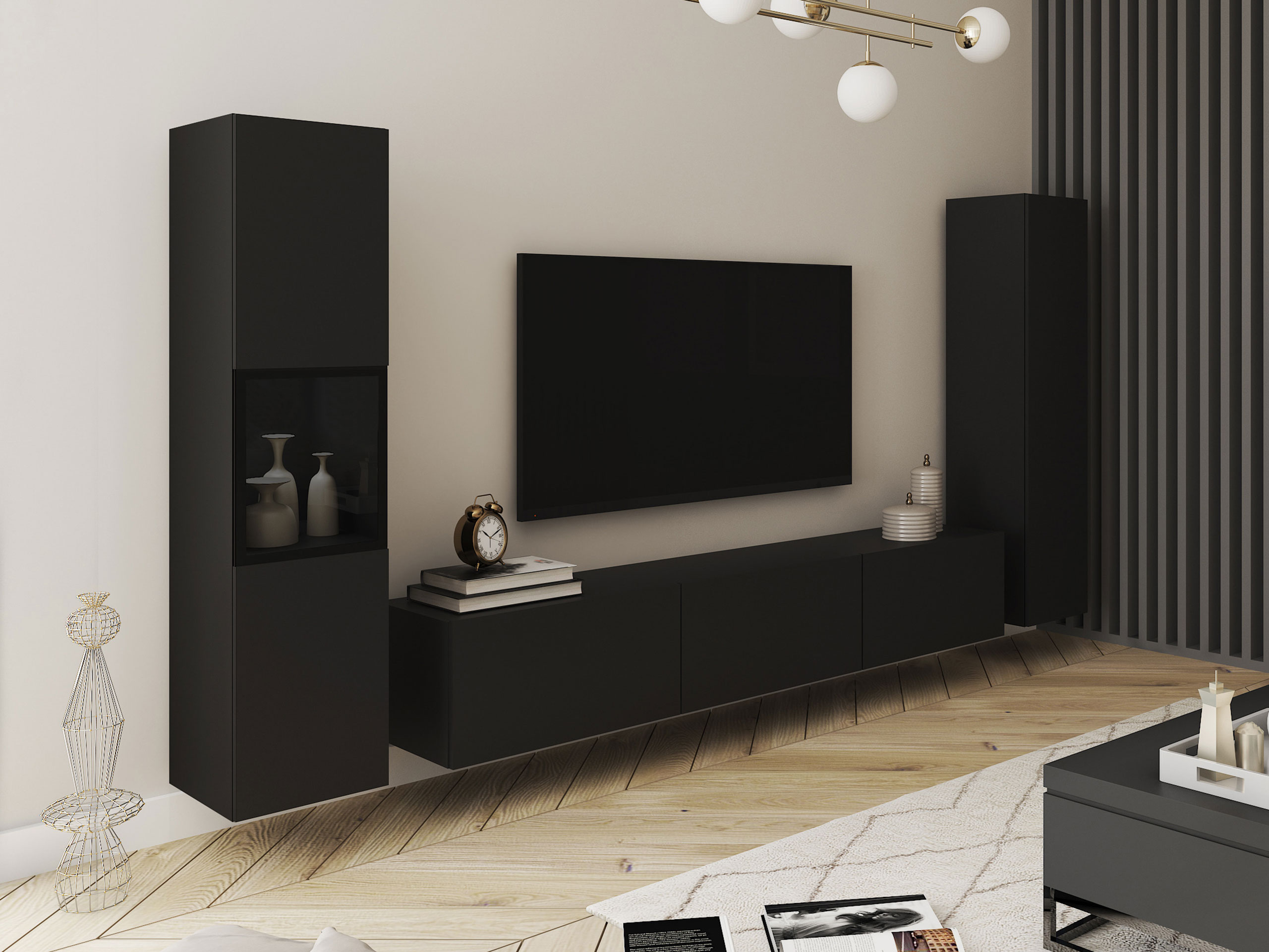 Conjunto para sala de estar Sarasota 193 (Grafite)