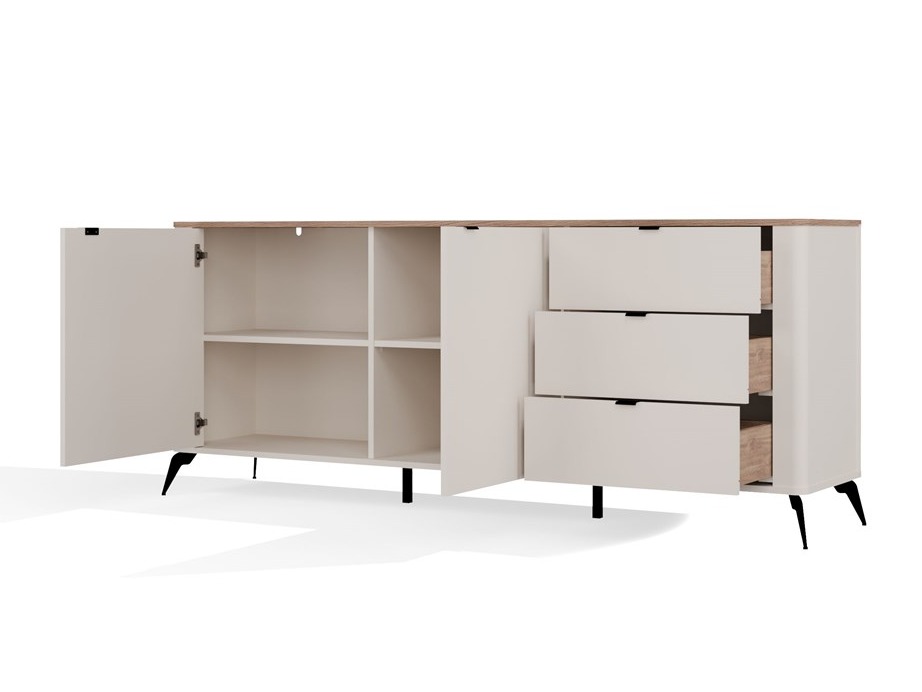 Cómoda Soavie 106 (Caxemira + Carvalho)