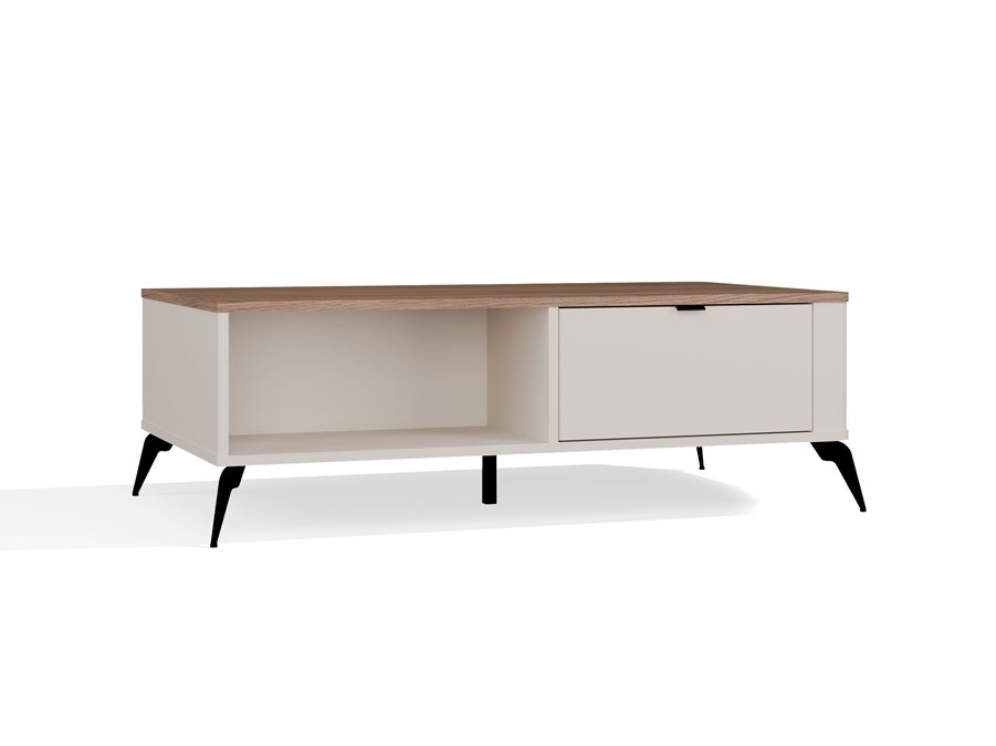 Mesa de centro Soavie 107 (Caxemira + Carvalho)