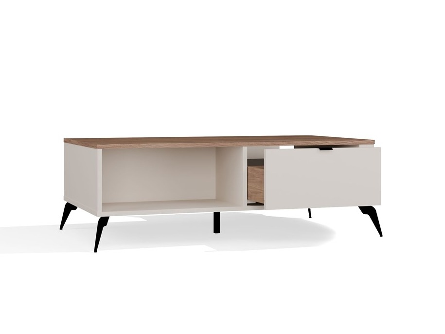 Mesa de centro Soavie 107 (Caxemira + Carvalho)