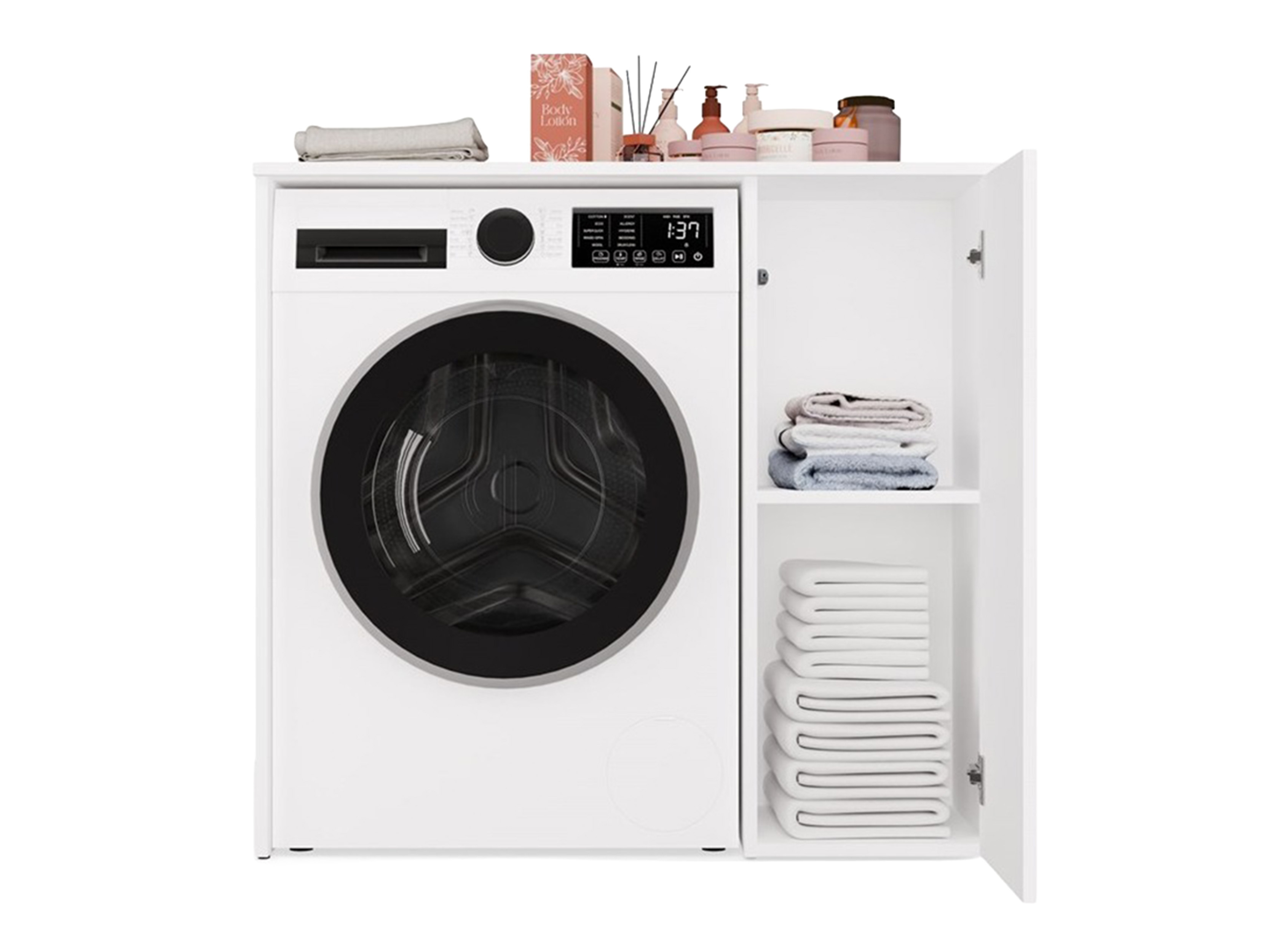 Armário colocado para casa de banho Balelbo 114 (Branco)