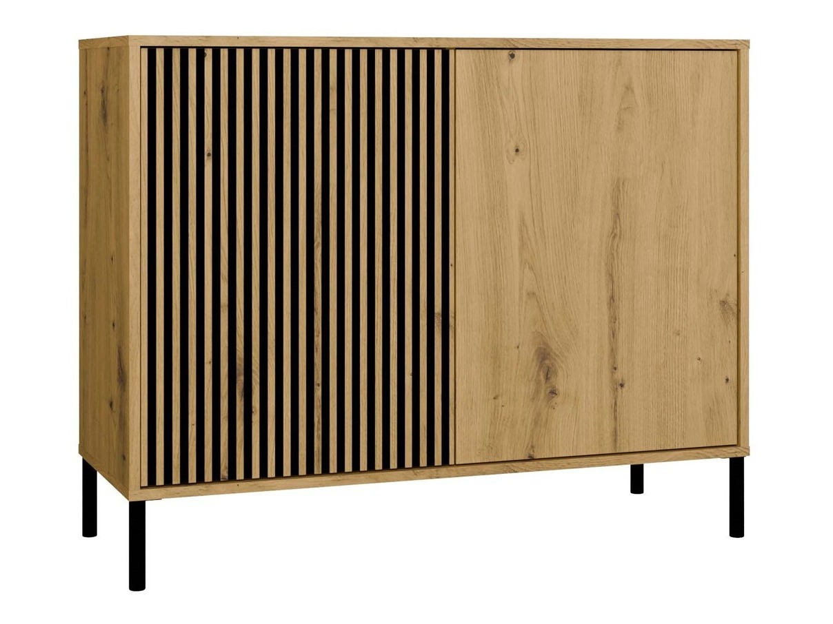 Aparador Orlsone 109 (Carvalho Artisan + Preto)