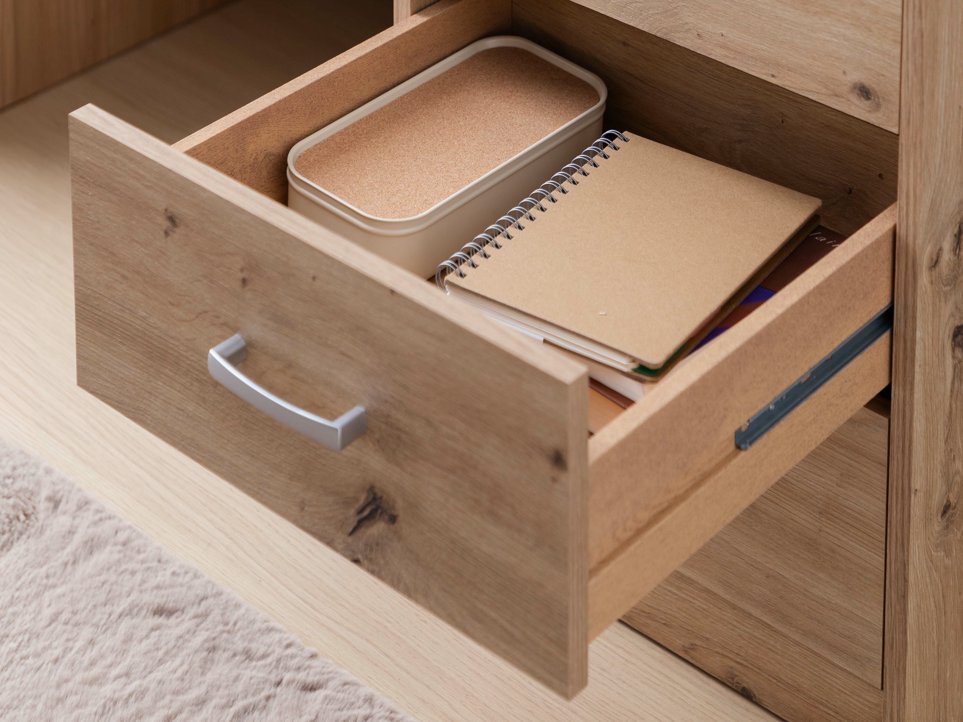 Mesa de escritório Ontario 204 (Carvalho Artisan)