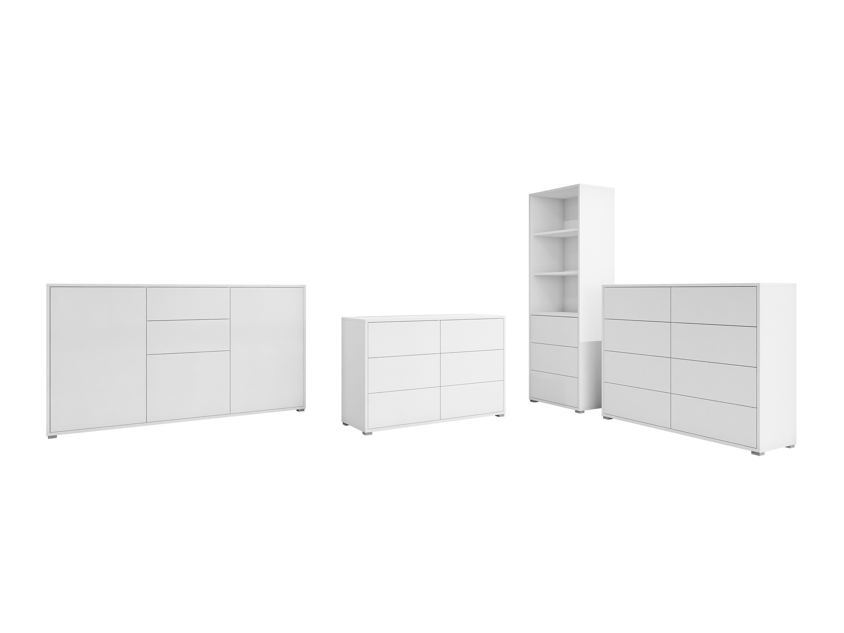 Conjunto para sala de estar Comfivo Fersoe 108 (Branco)