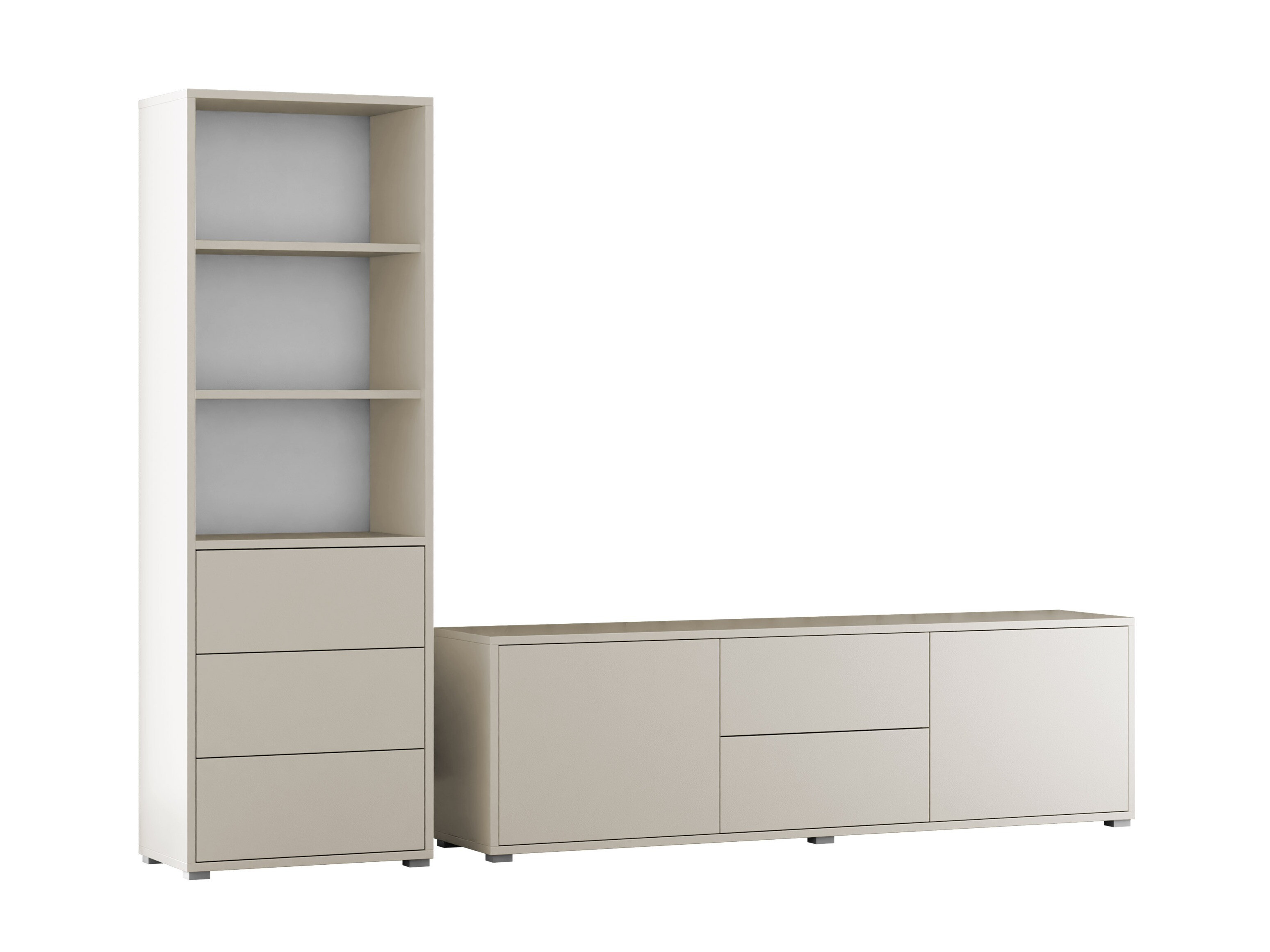 Conjunto para sala de estar Comfivo Tutela IV (Caxemira)