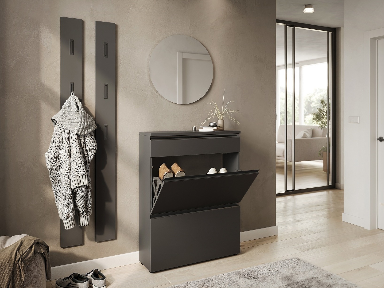 Sapateira Sacramento 529 (Grafite)