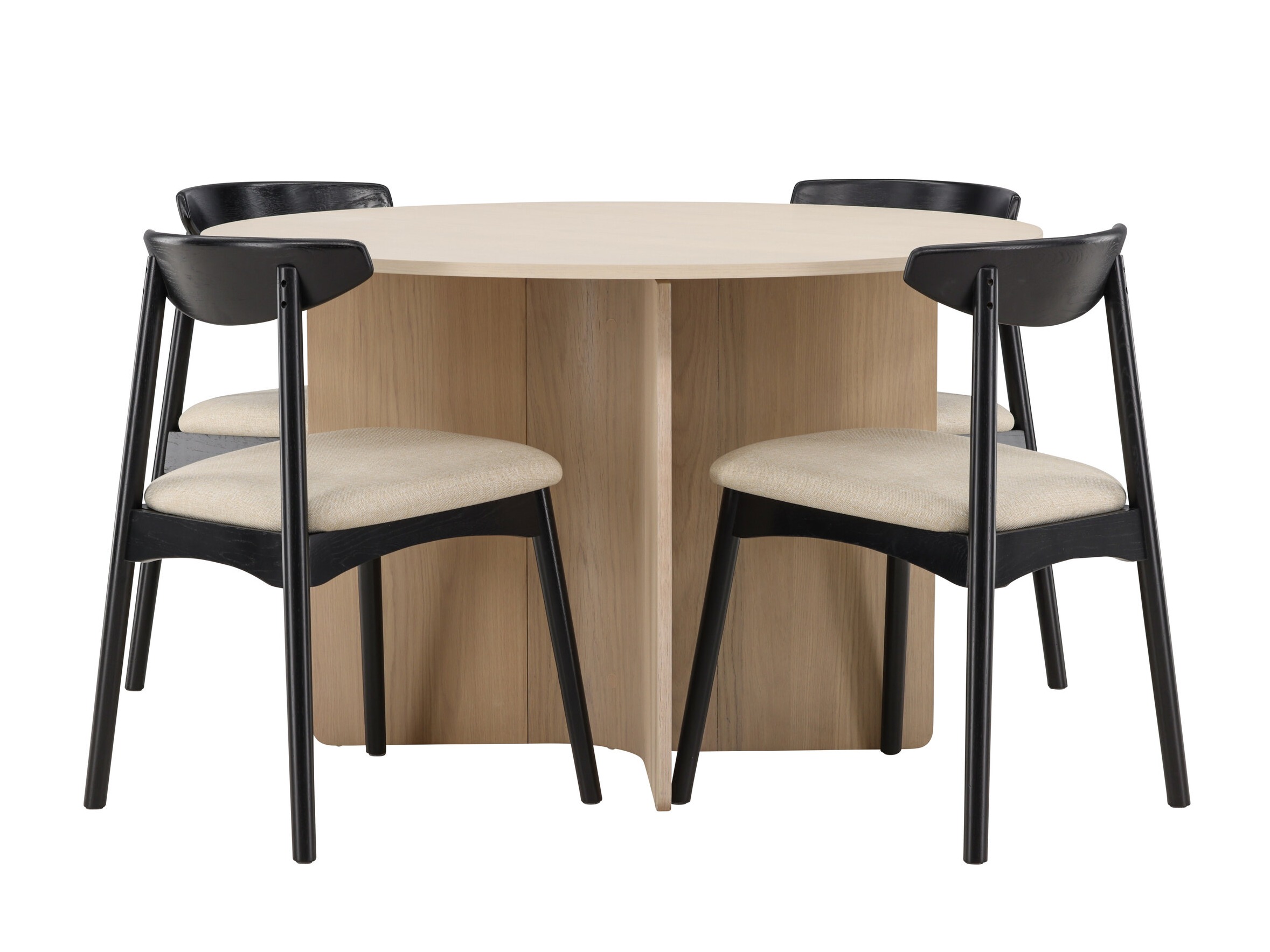 Conjunto para refeições Dallas 4986 (Madeira clara)